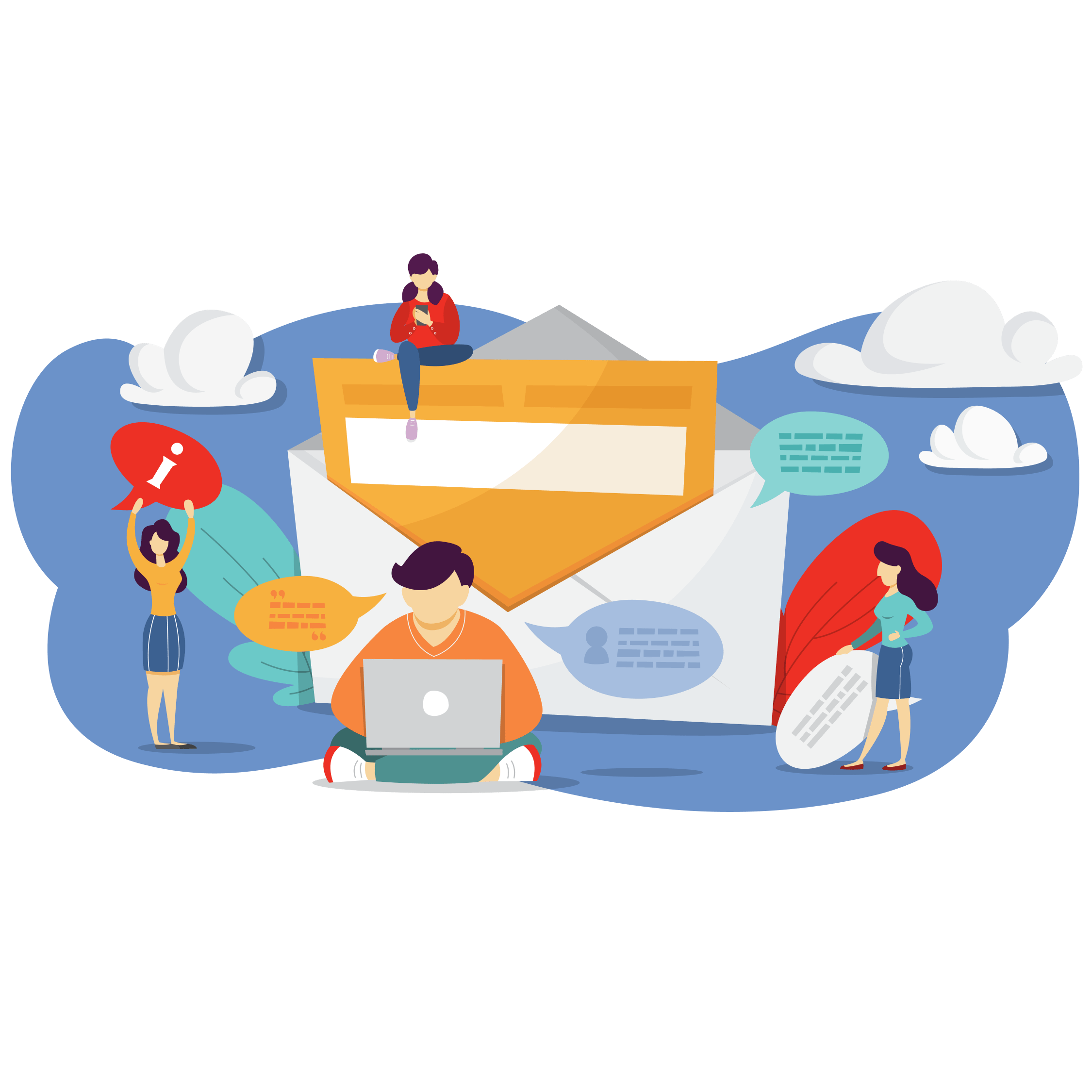 welcome and after-sales messages