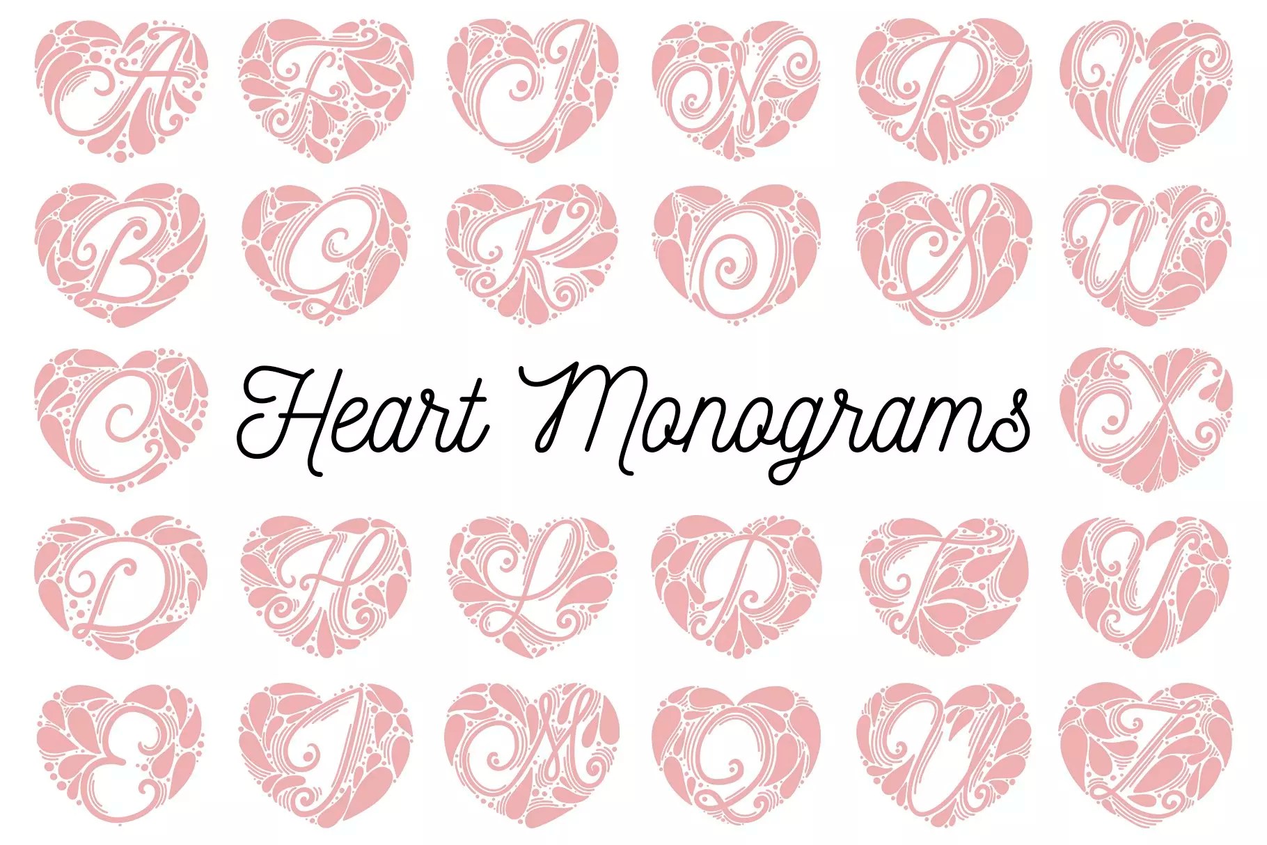 It's the most wonderful time of year, right? Best Heart Monogram In 2021 A Frame Shirt Letters 26 Unique Letter Designs 7