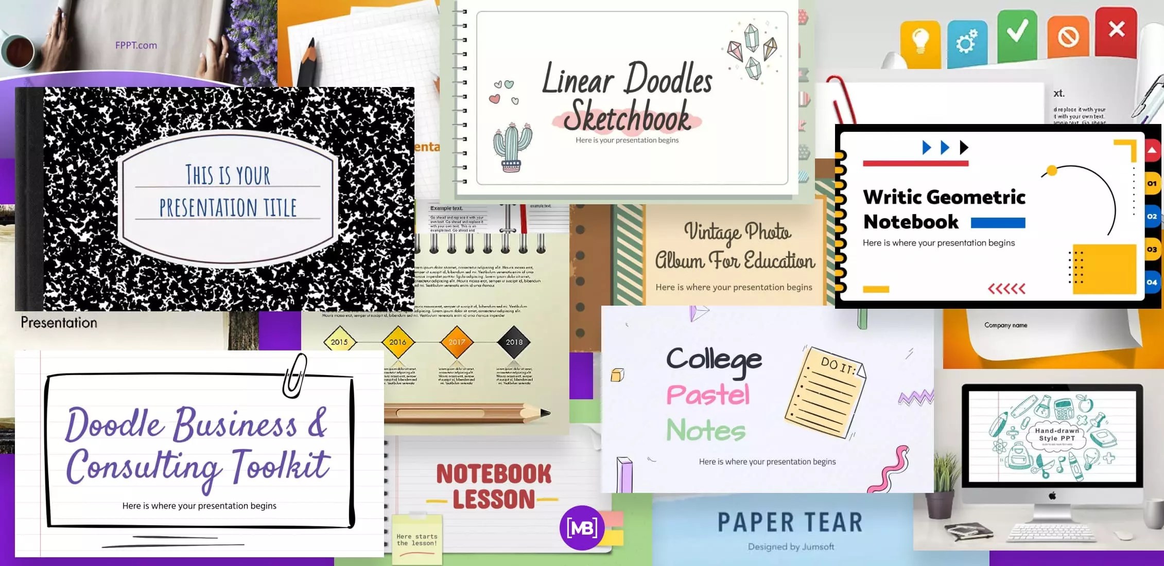 Notebook Paper Template