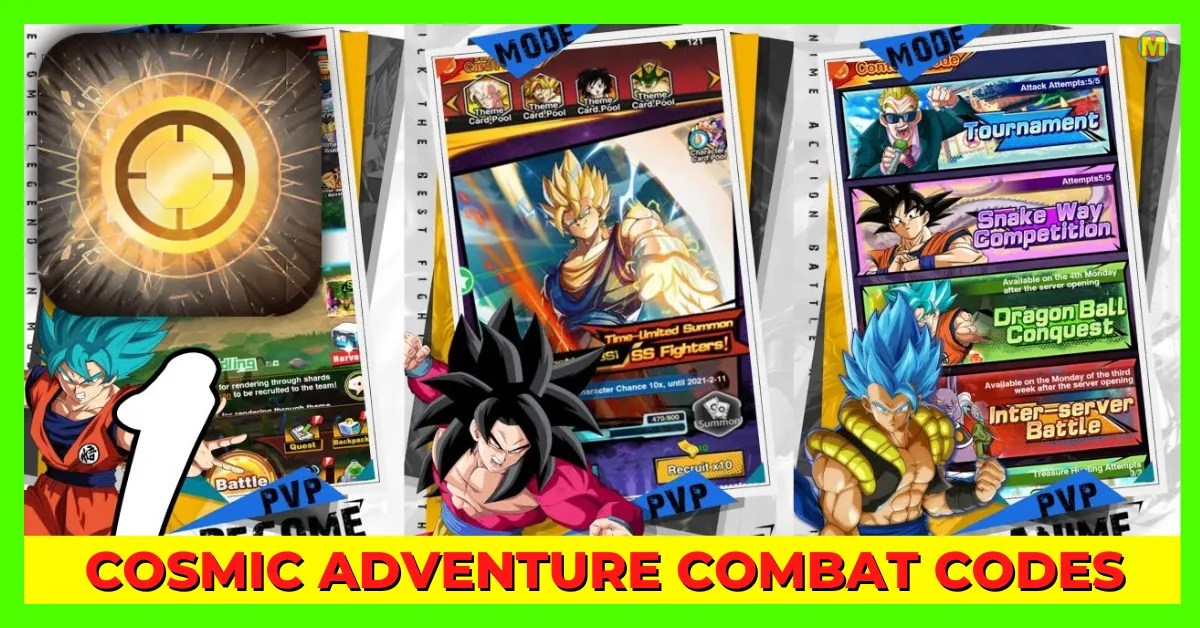 Cosmic Adventure Combat Codes