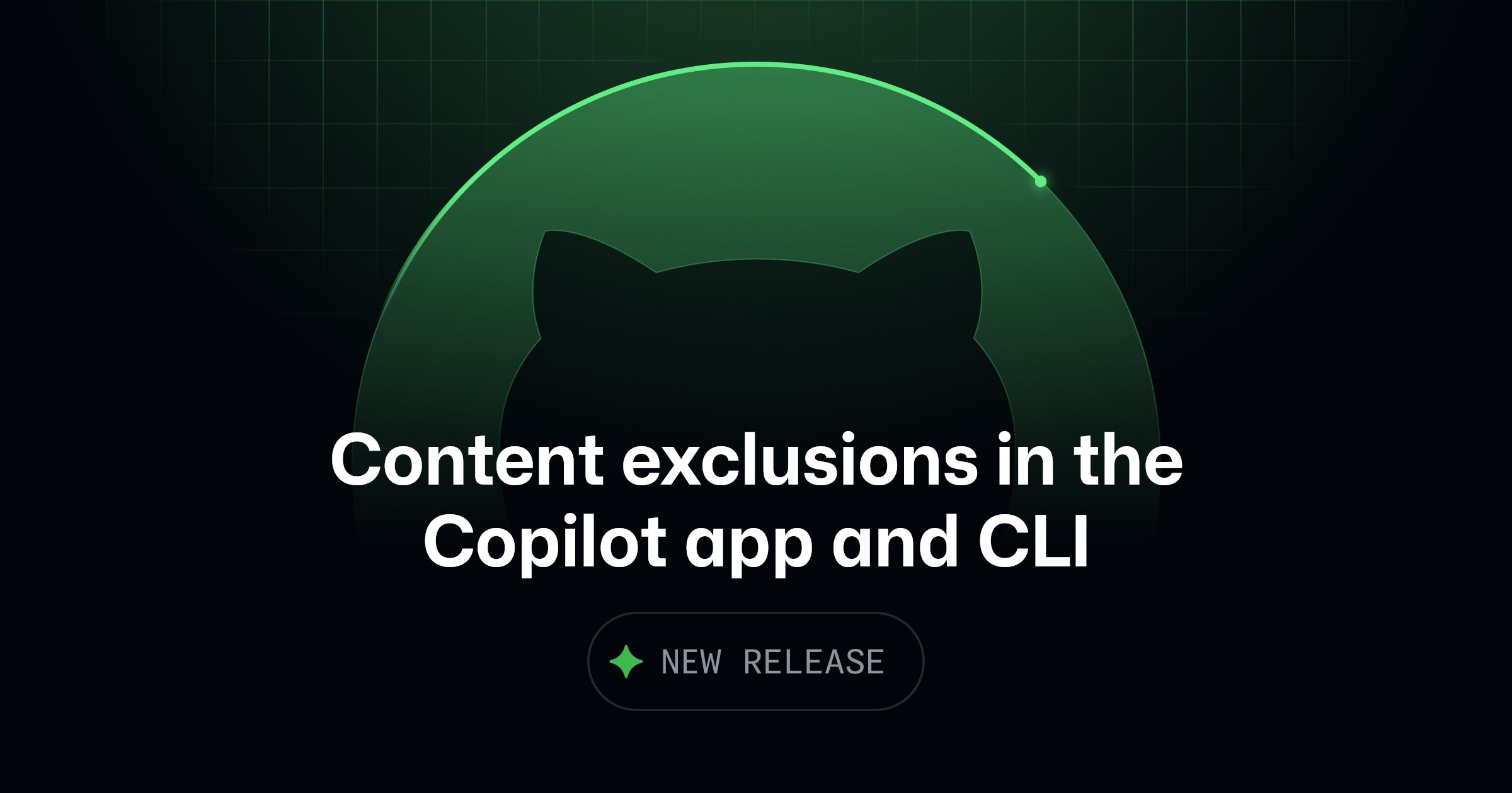 GitHub Copilot content exclusions 공식 Changelog 이미지