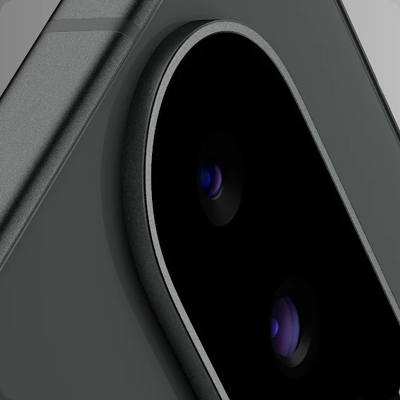 Pixel 11 후면 카메라 바의 근접 사진