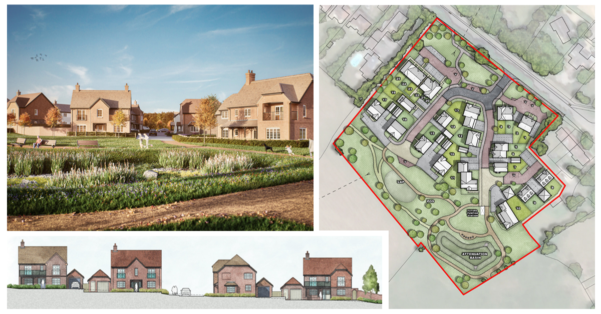 Reserved Matters Approval for Whiteparish, Wiltshire Housing Development