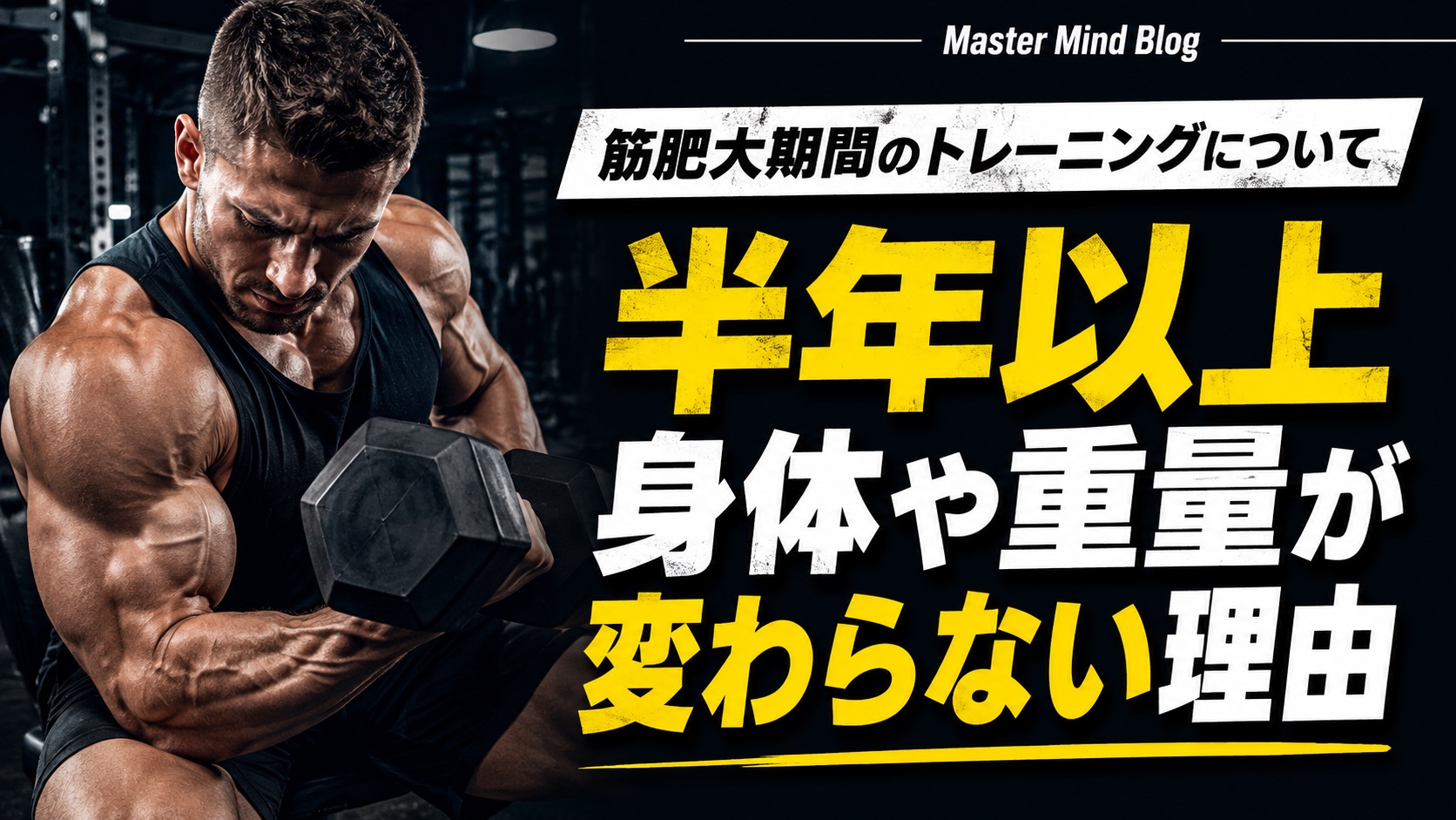 筋肥大期間のトレーニングについて | Training-studio“Master Mind”恵比寿