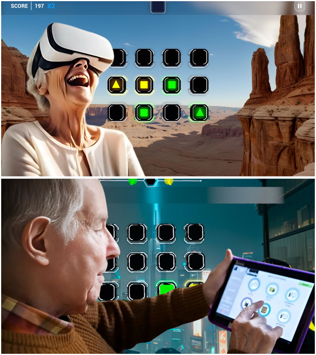 Mastermind Cognitive Training - Gradient Illustration Collection - High Resolution Quality