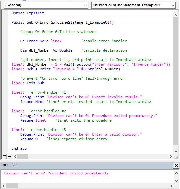 The On Error Statement Vba Jump Statements Master Office Vba - Amazing Retina Vintage Images | Free Download