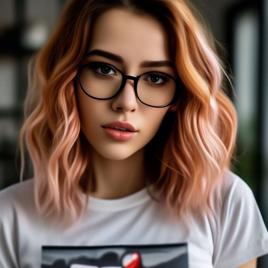 AdolfxNika, video blogger girl, … — image created in Shedevrum