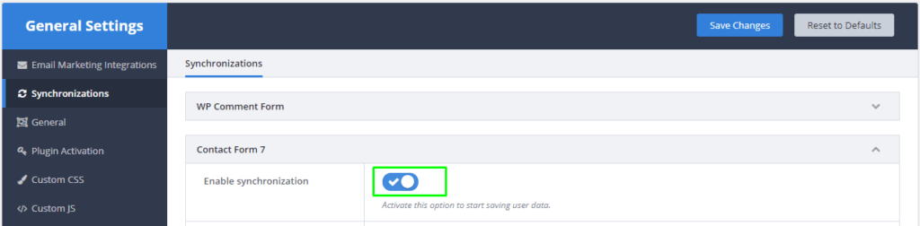 You may be looking for a solution . Contact Form 7 Sync - Master Popups - WordPress Popup Plugin For Lead Generation