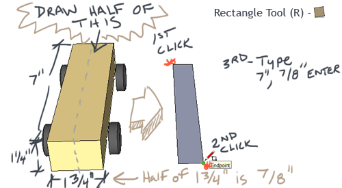 Step one - Create a rectangle