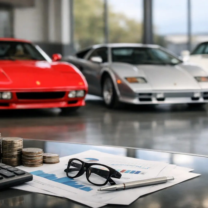 Classic Supercar Values Example Explained