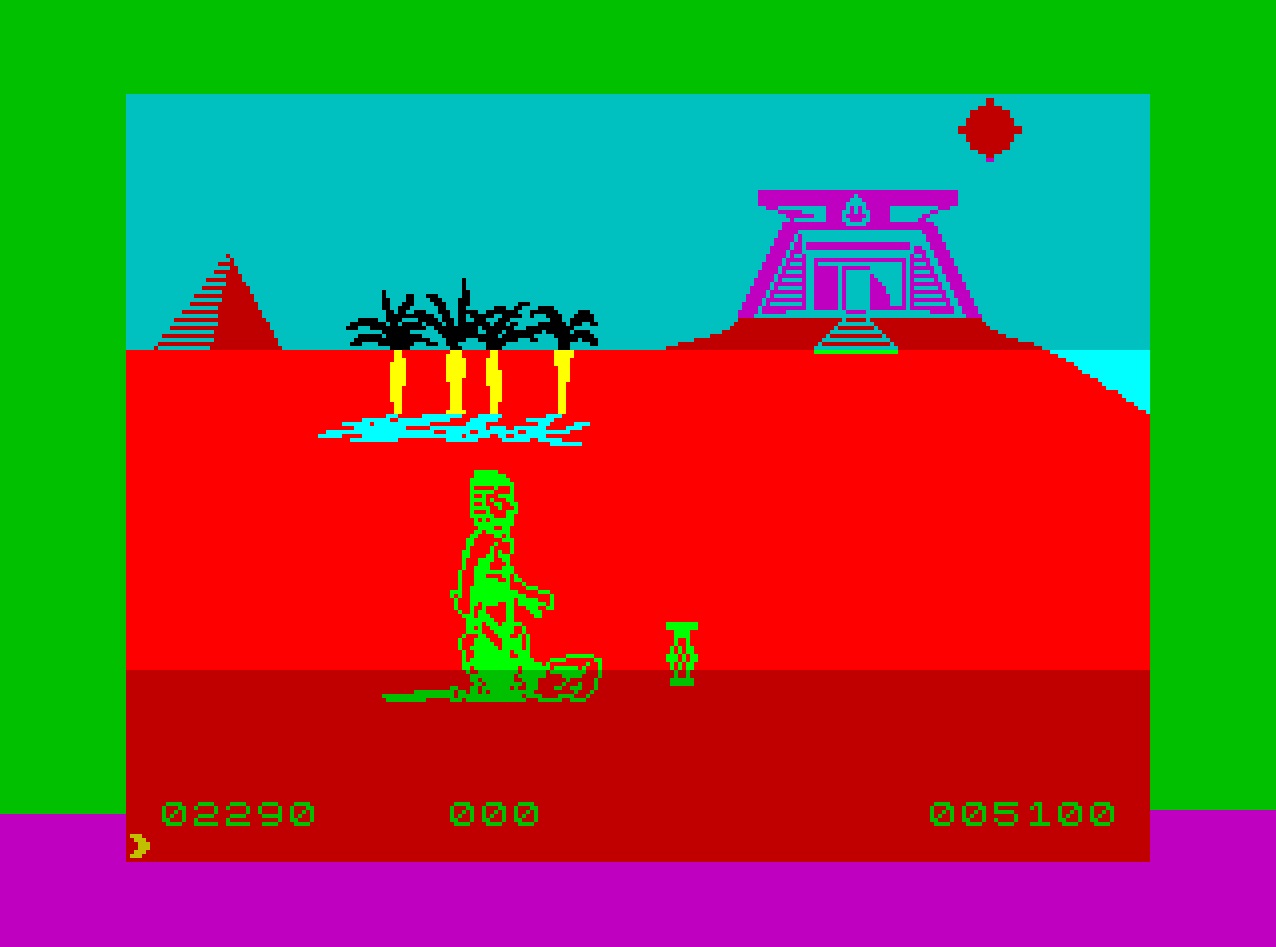 Game Review: Fighting Warrior (ZX Spectrum, Mastertronic