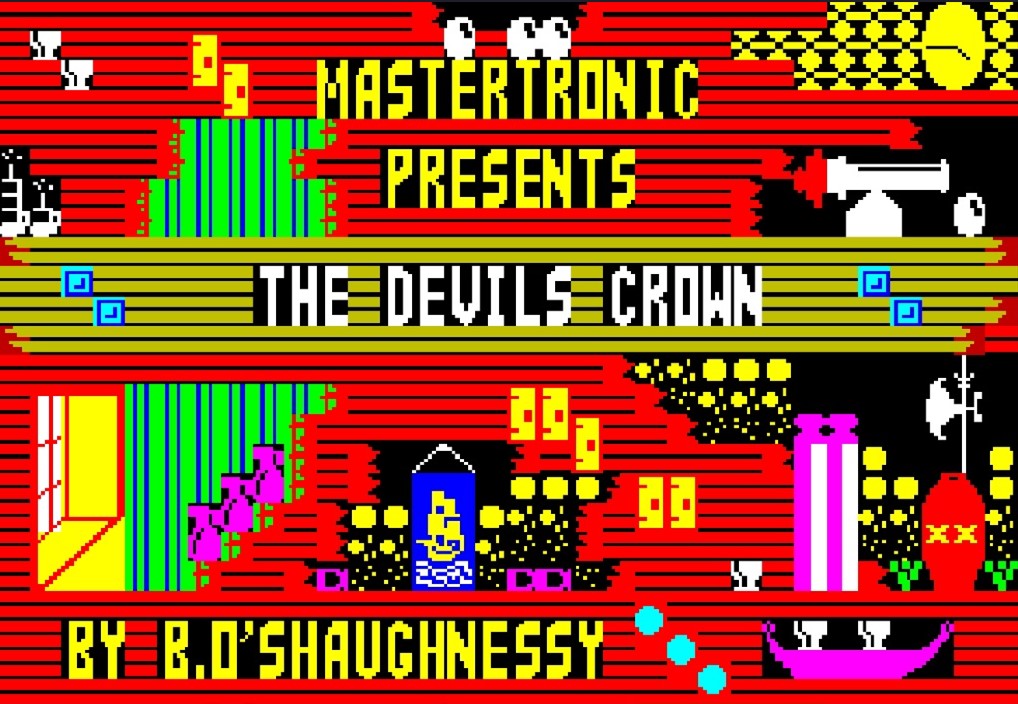 Devil❤️ Game Review: Devil's Crown (ZX Spectrum, Mastertronic