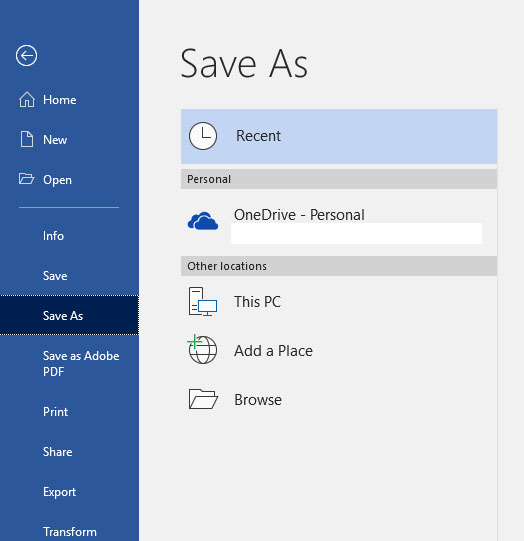 How to Save as a PDF in Microsoft Word for Office 365