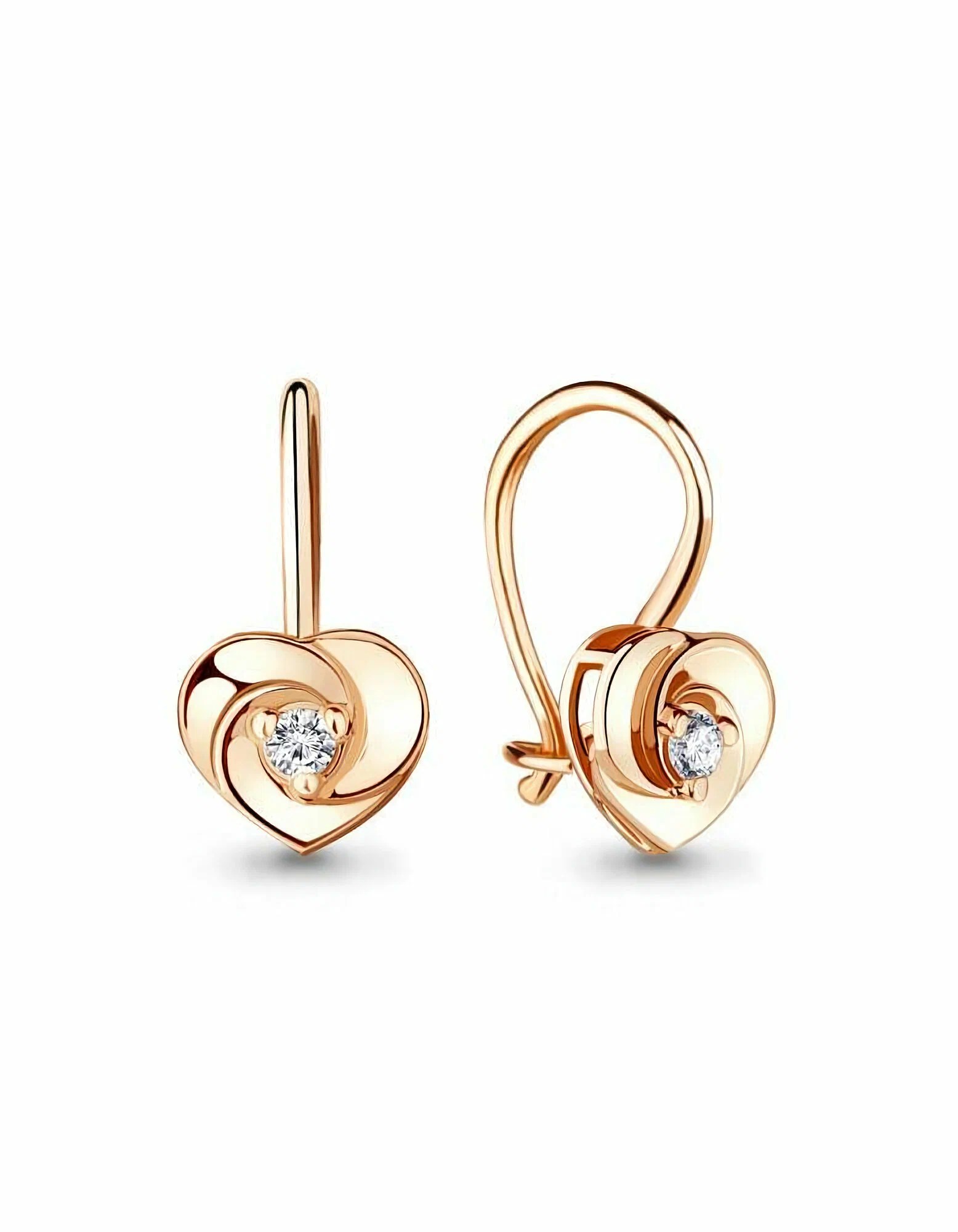 Детские серьги 585 пробы