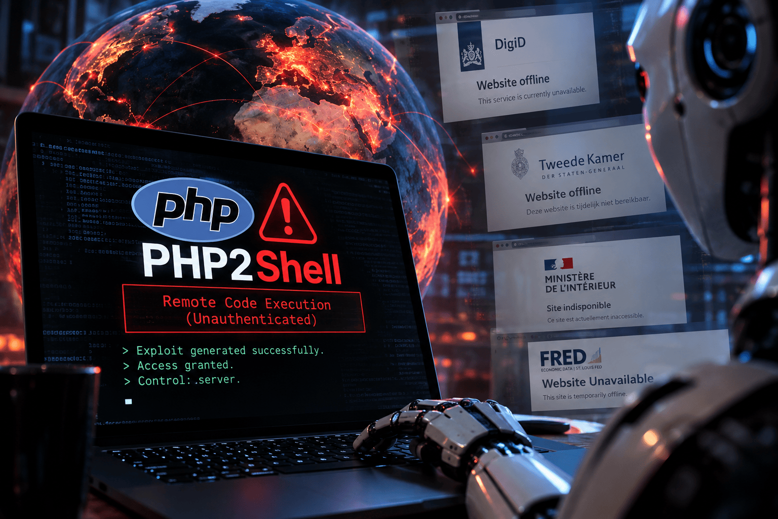 ¿Héroes de la ciberseguridad o pirómanos digitales? El fiasco de PHP2Shell by Rafael Julivert Ramírez