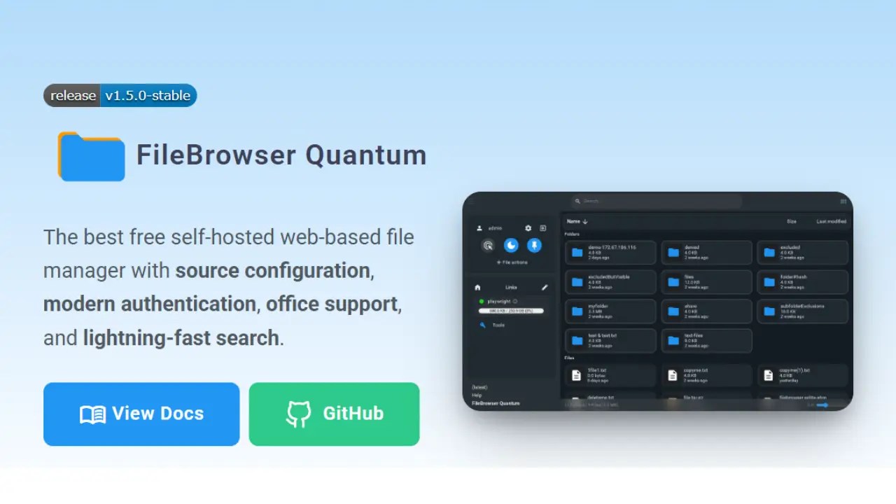 FileBrowser Quantum: Panduan Lengkap File Manager Self-Hosted Gratis untuk Homelab 1 FileBrowser Quantum
