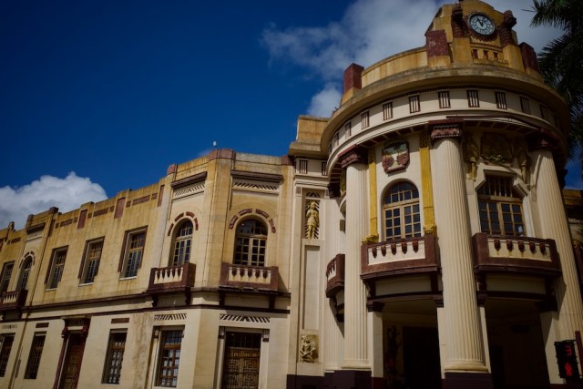 Tapachula, Meksyk, Pałacyk mieszczący dwa muzea, tuż przy Parque Hidalgo