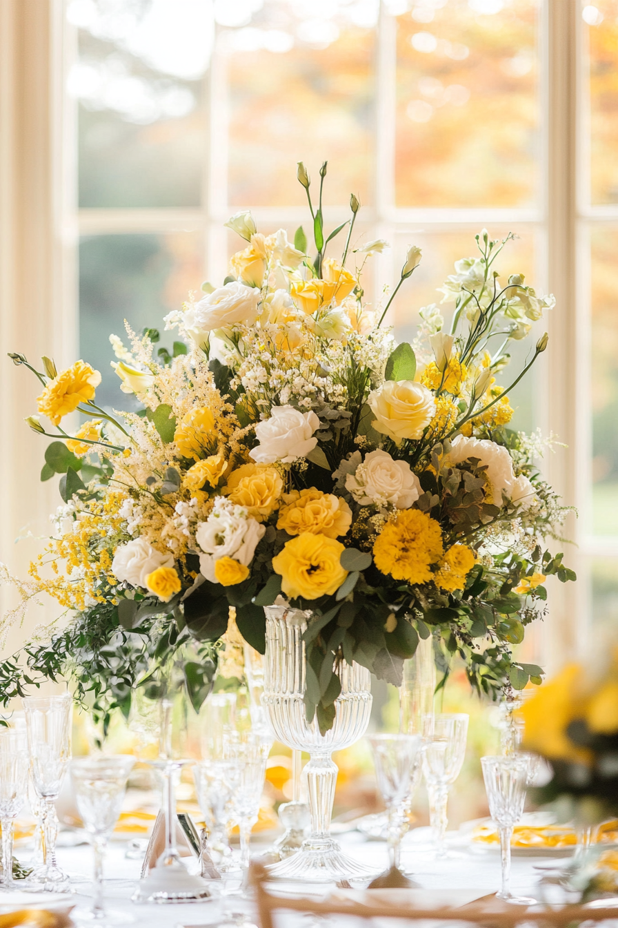 50+ yellow wedding flower ideas