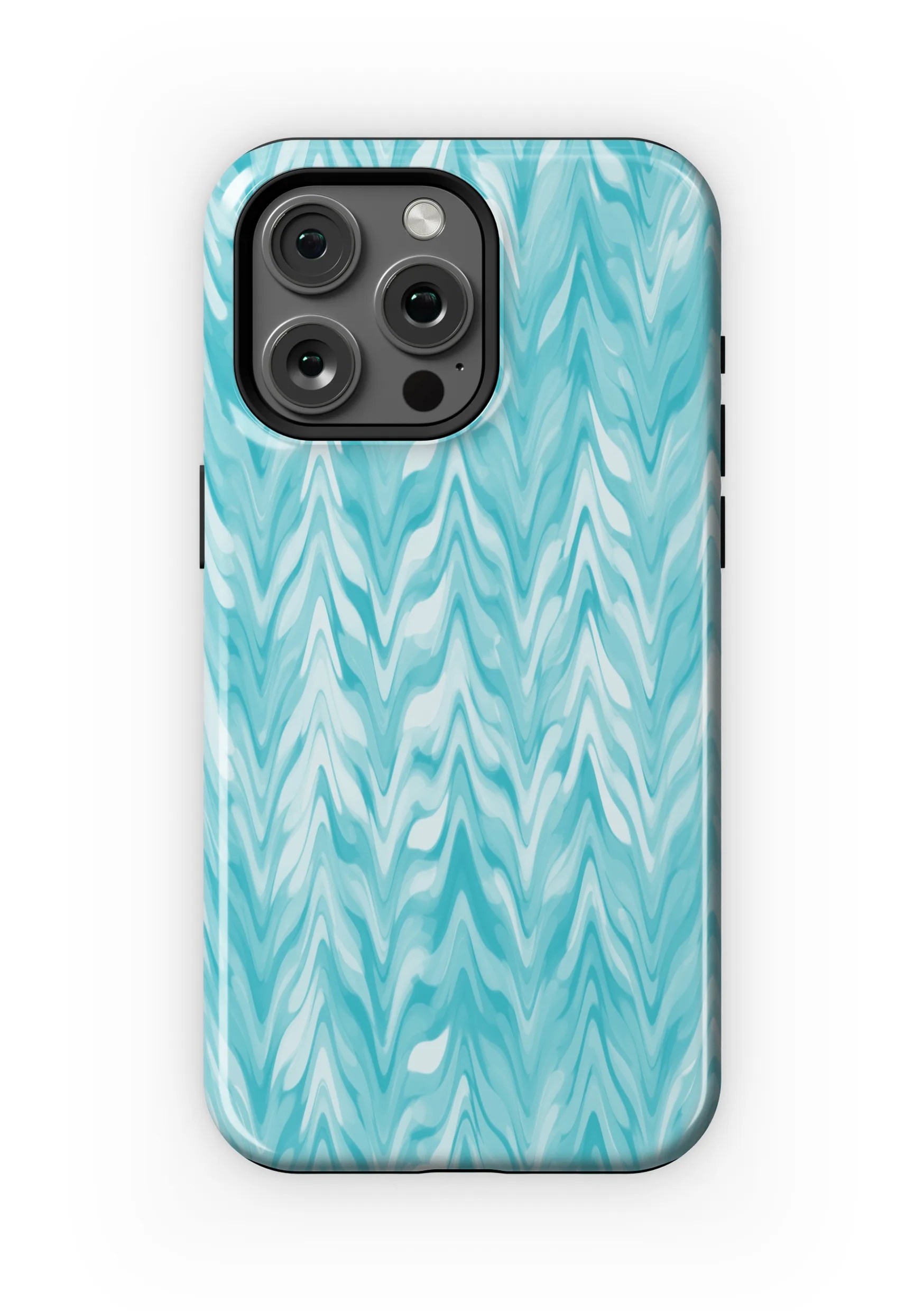 Turquoise Ripple Case | iPhone 15