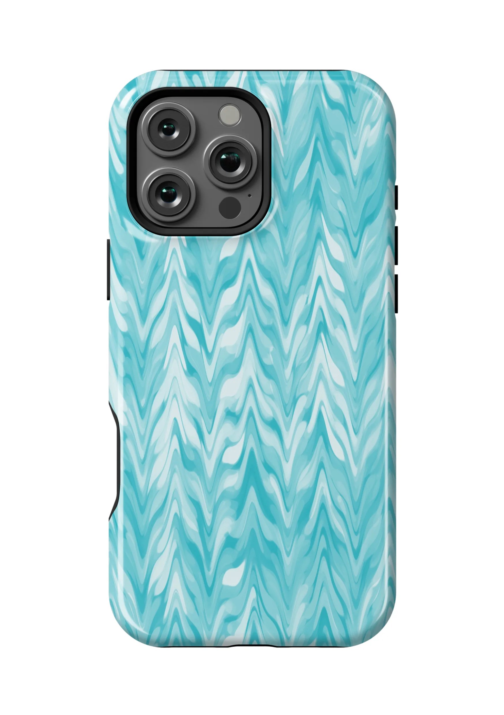 Turquoise Ripple Case | iPhone 16