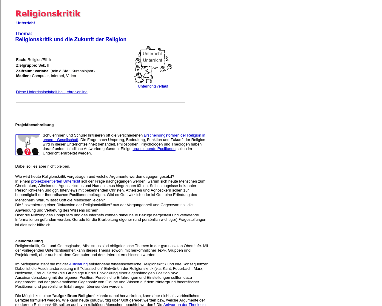 Religionskritik Und Die Zukunft Der Religion Material