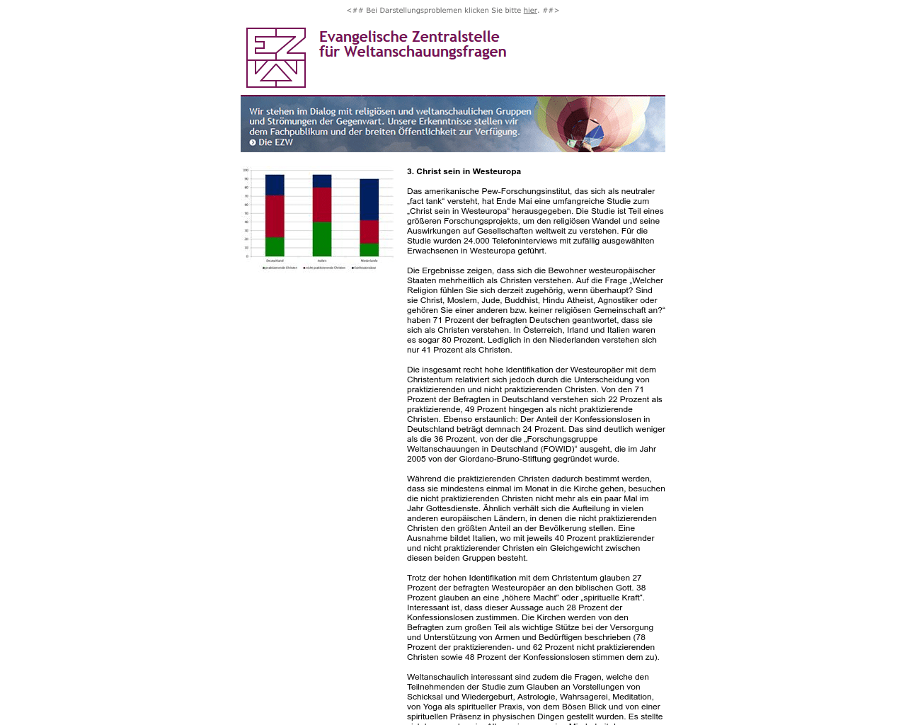 Christ Sein In Europa Material