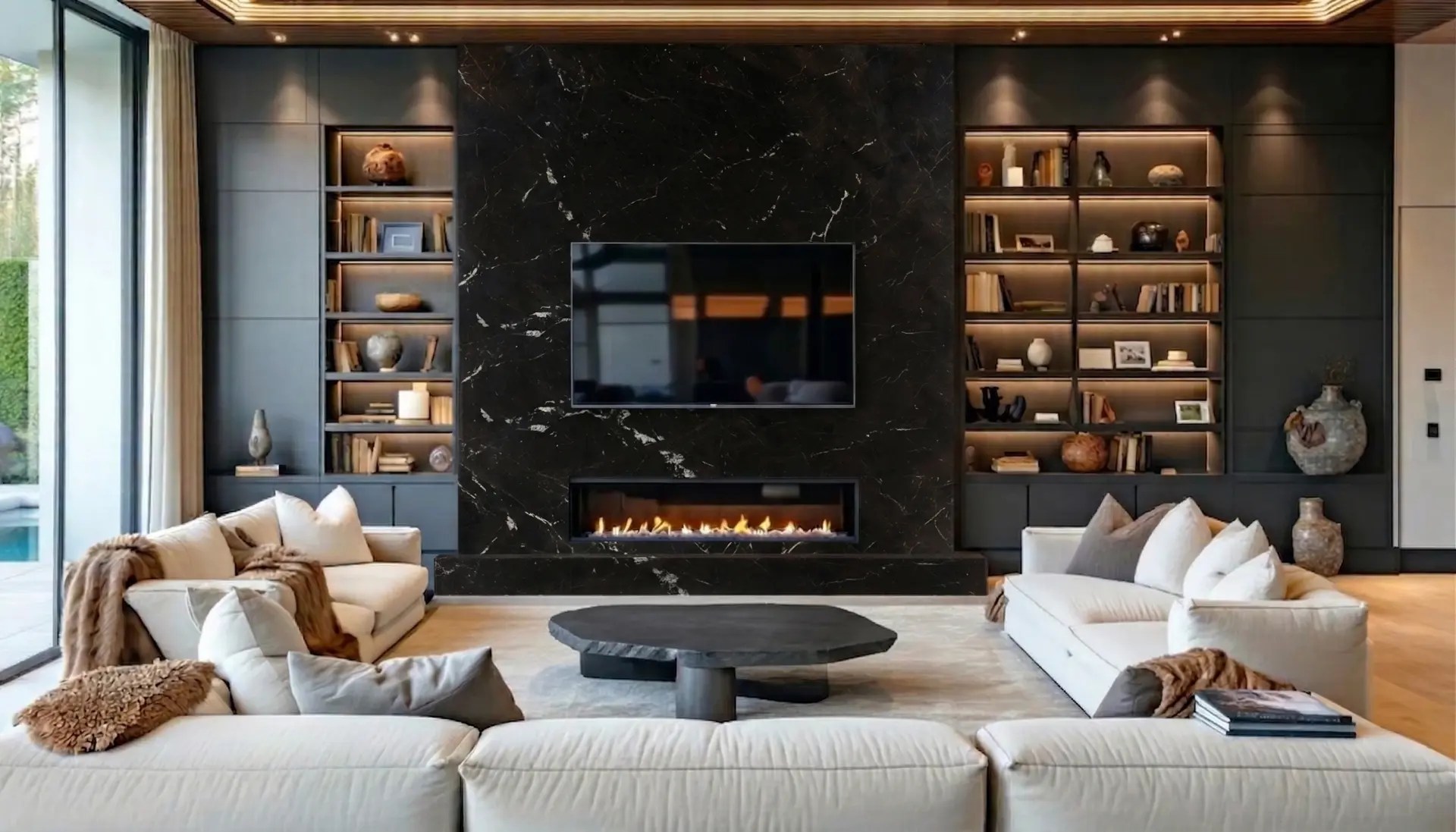 Breccia Imperiale inspiration – Fireplace