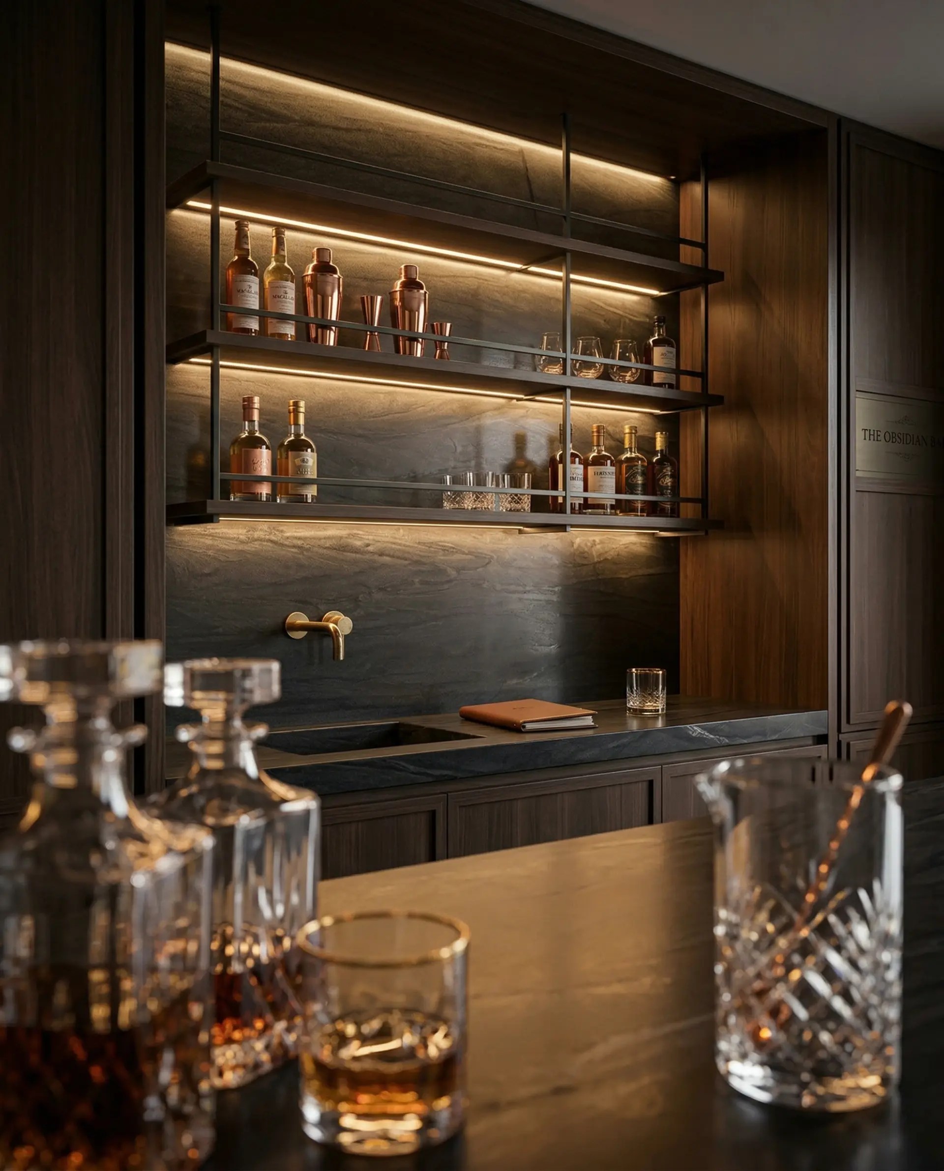 Brilliant Black inspiration – Wet Bar