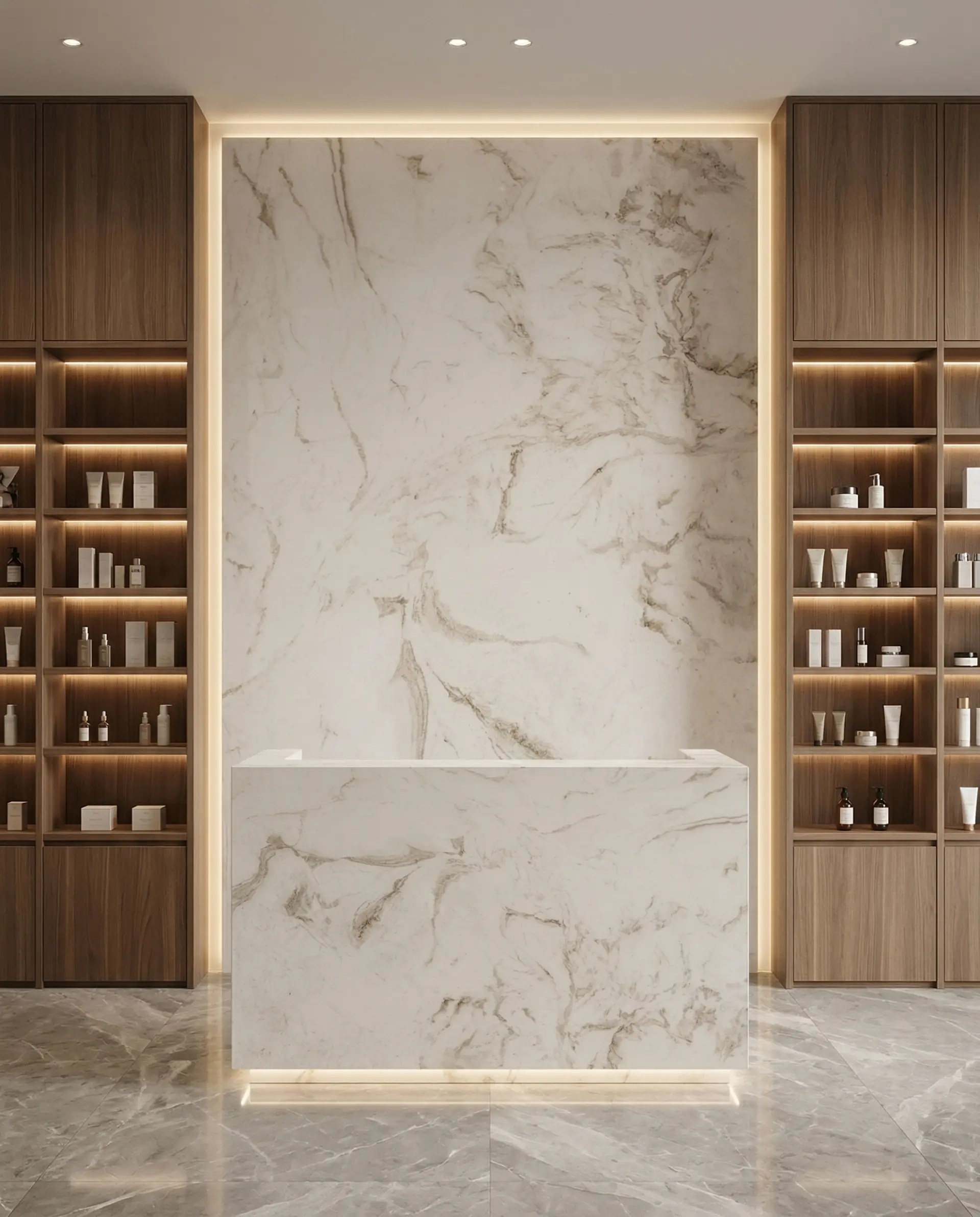 Calacatta Cielo inspiration – Accent Wall
