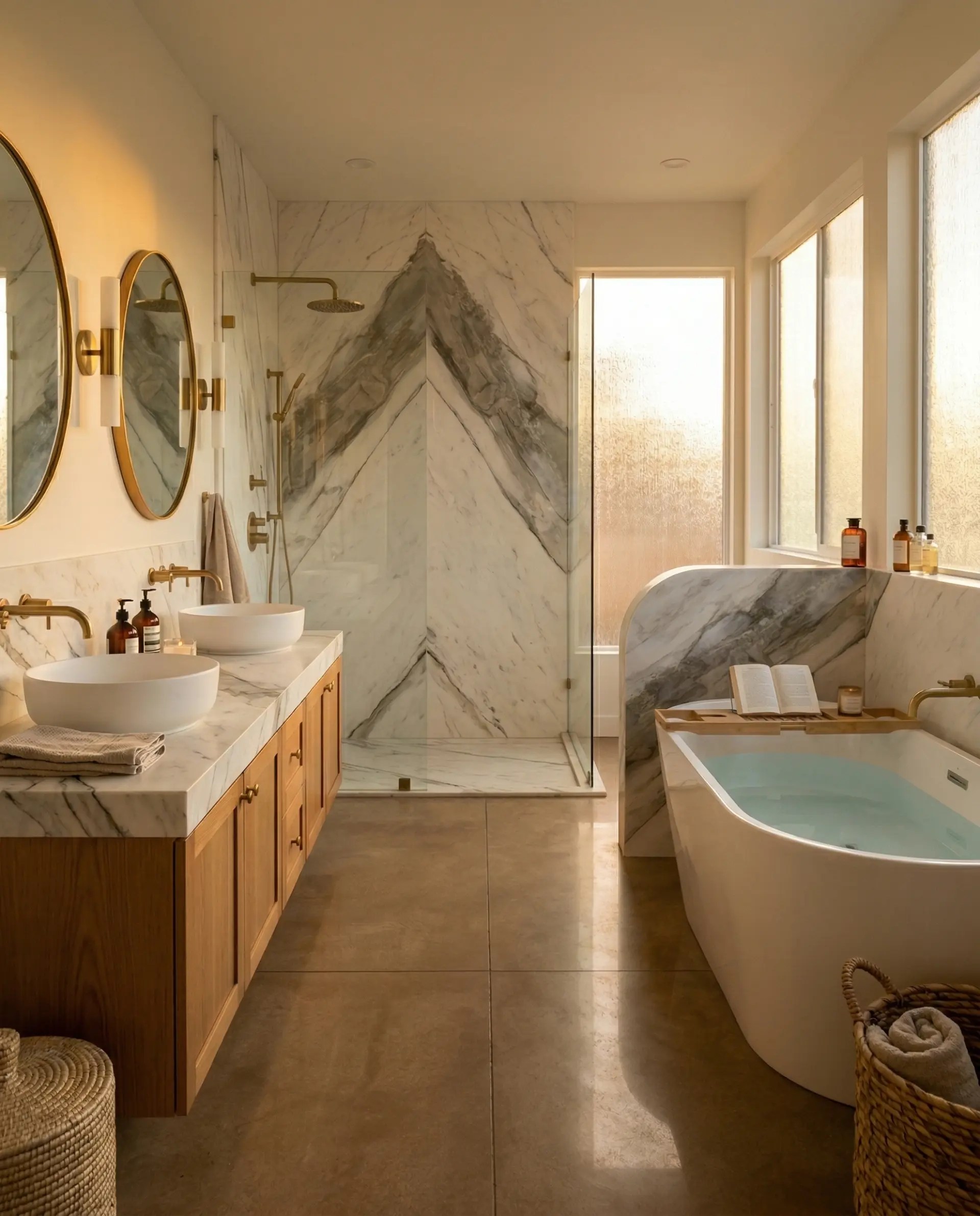Calacatta Michelangelo inspiration – Bathroom