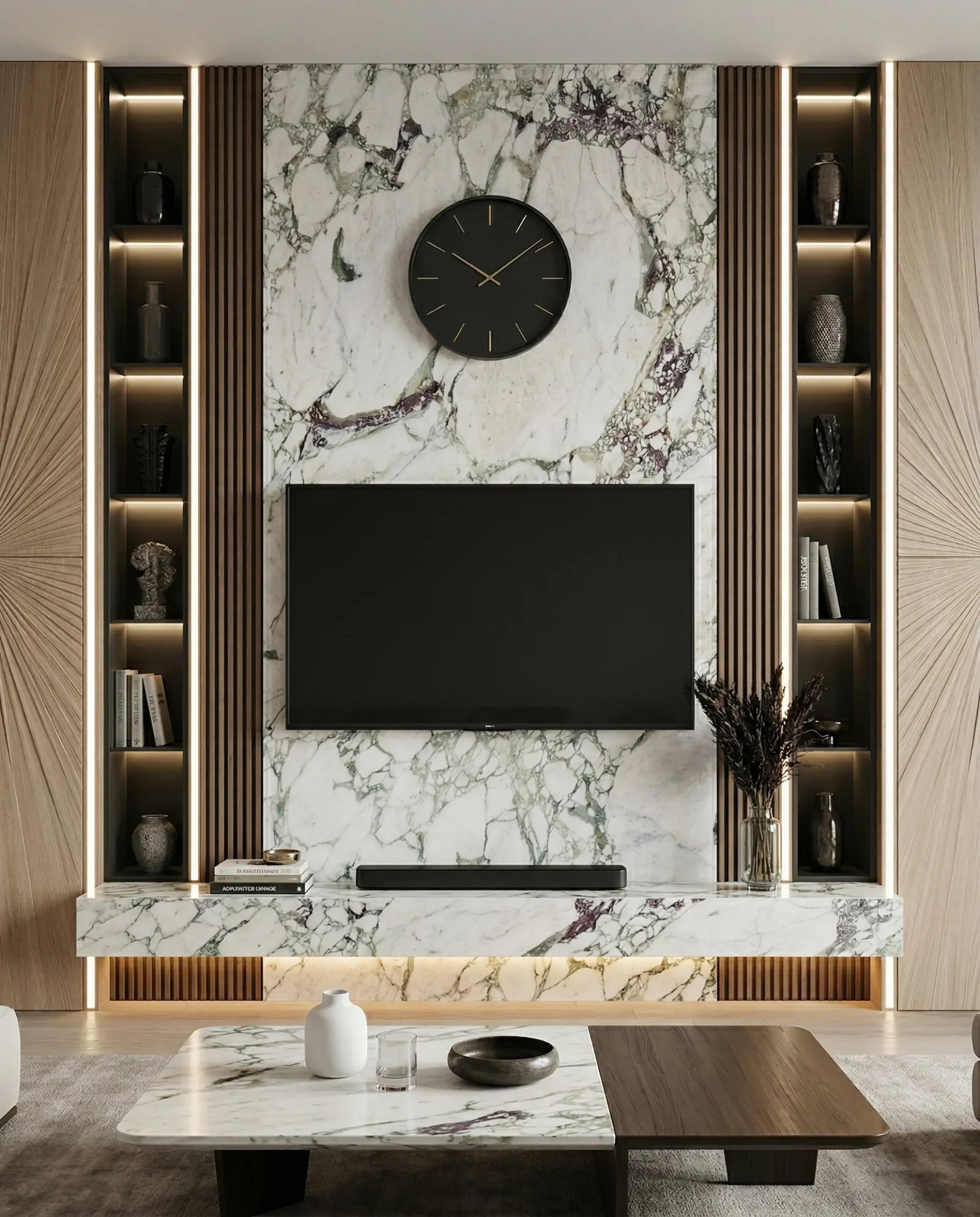 Calacatta Monet Viola inspiration – Accent Wall