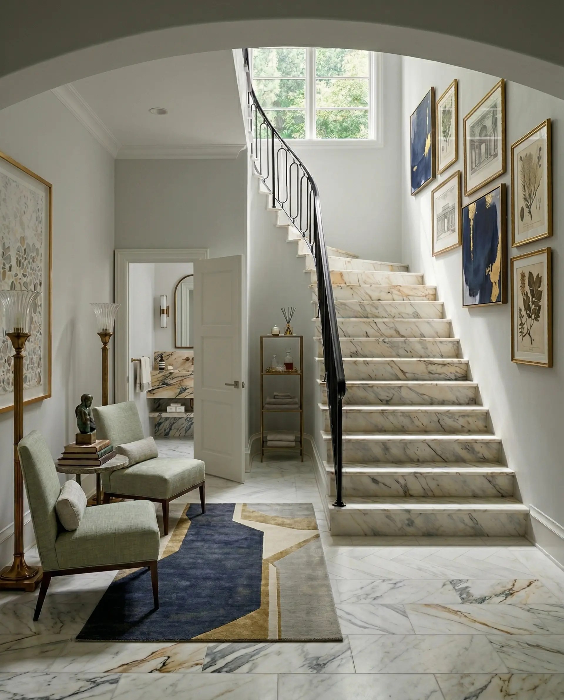 Calacatta Paonazzo inspiration – Stairs