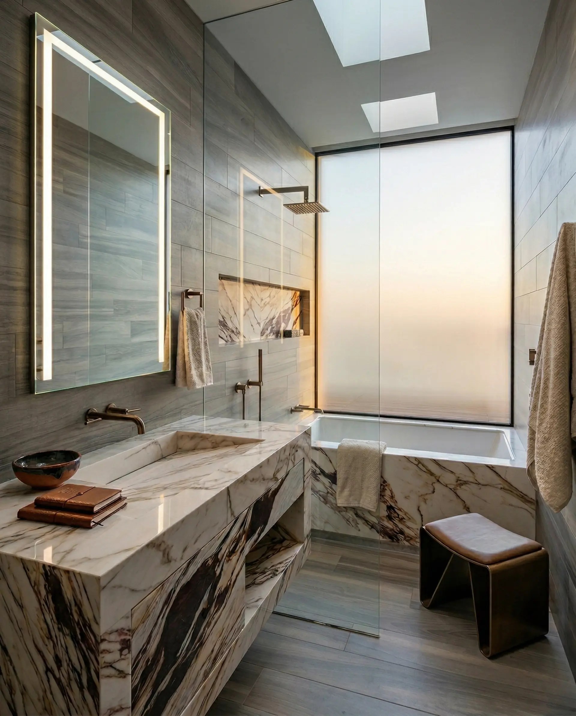 Calacatta Retro inspiration – Bathroom