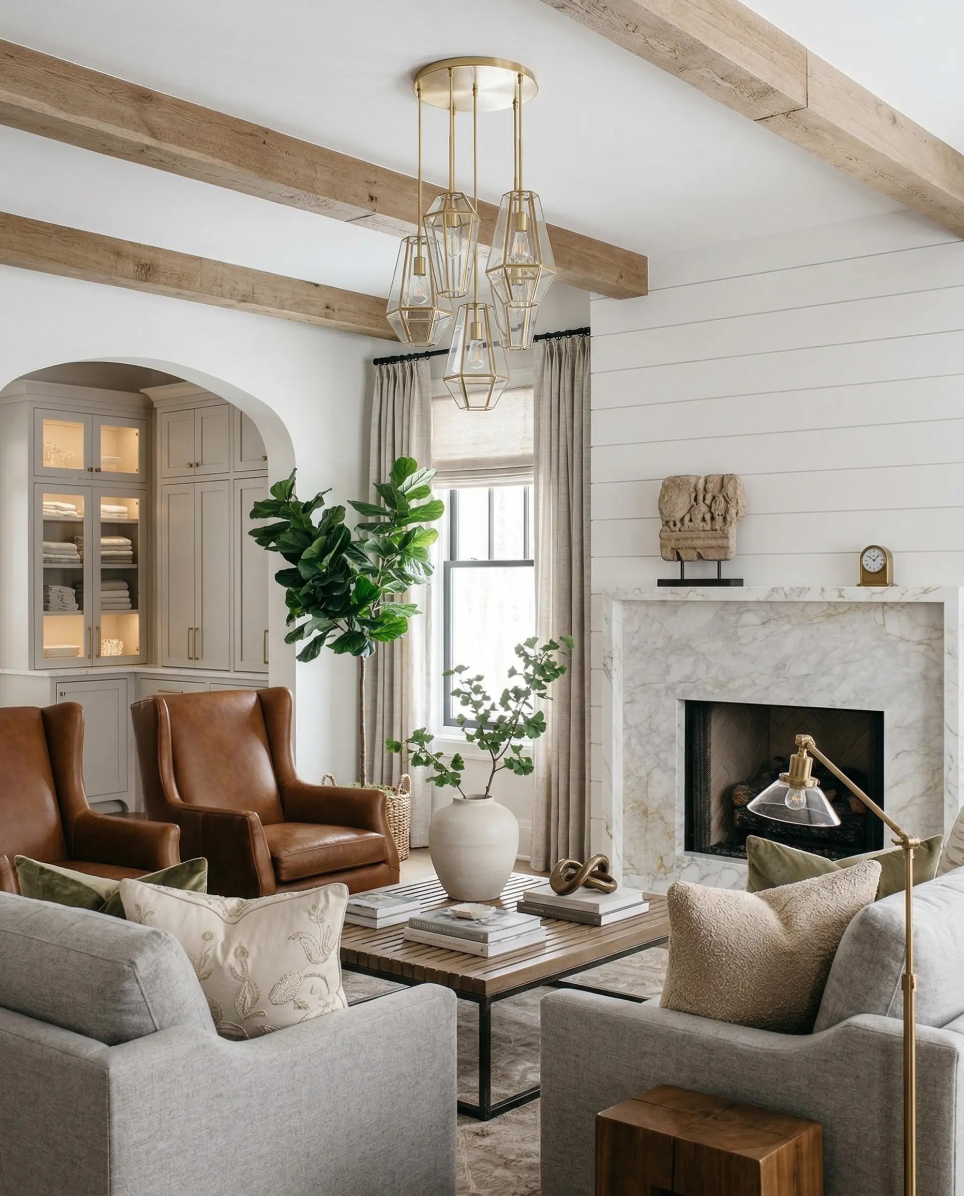 Calacatta Vagli Antico inspiration – Fireplace