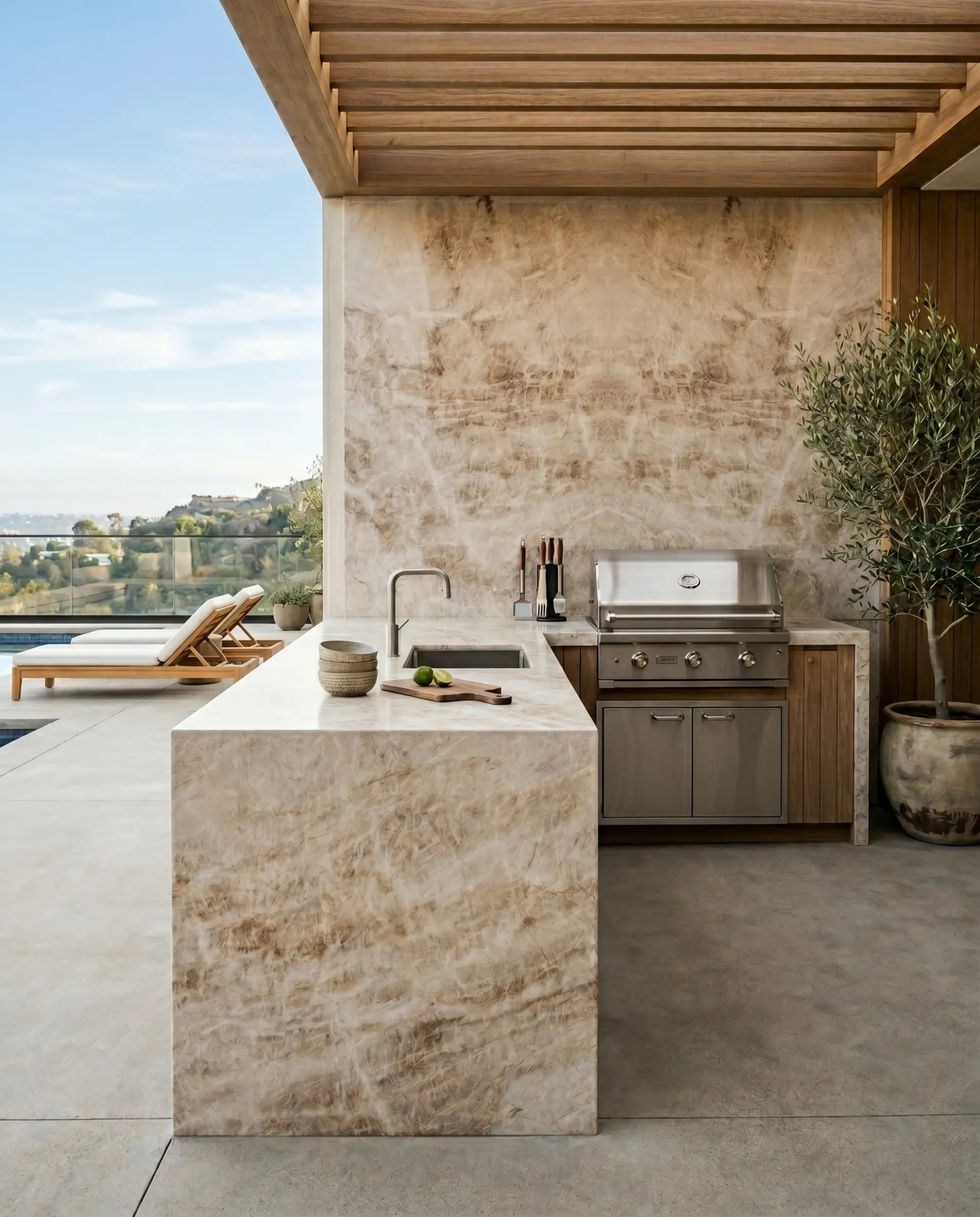 Taj Mahal inspiration – Outdoor Kitchen