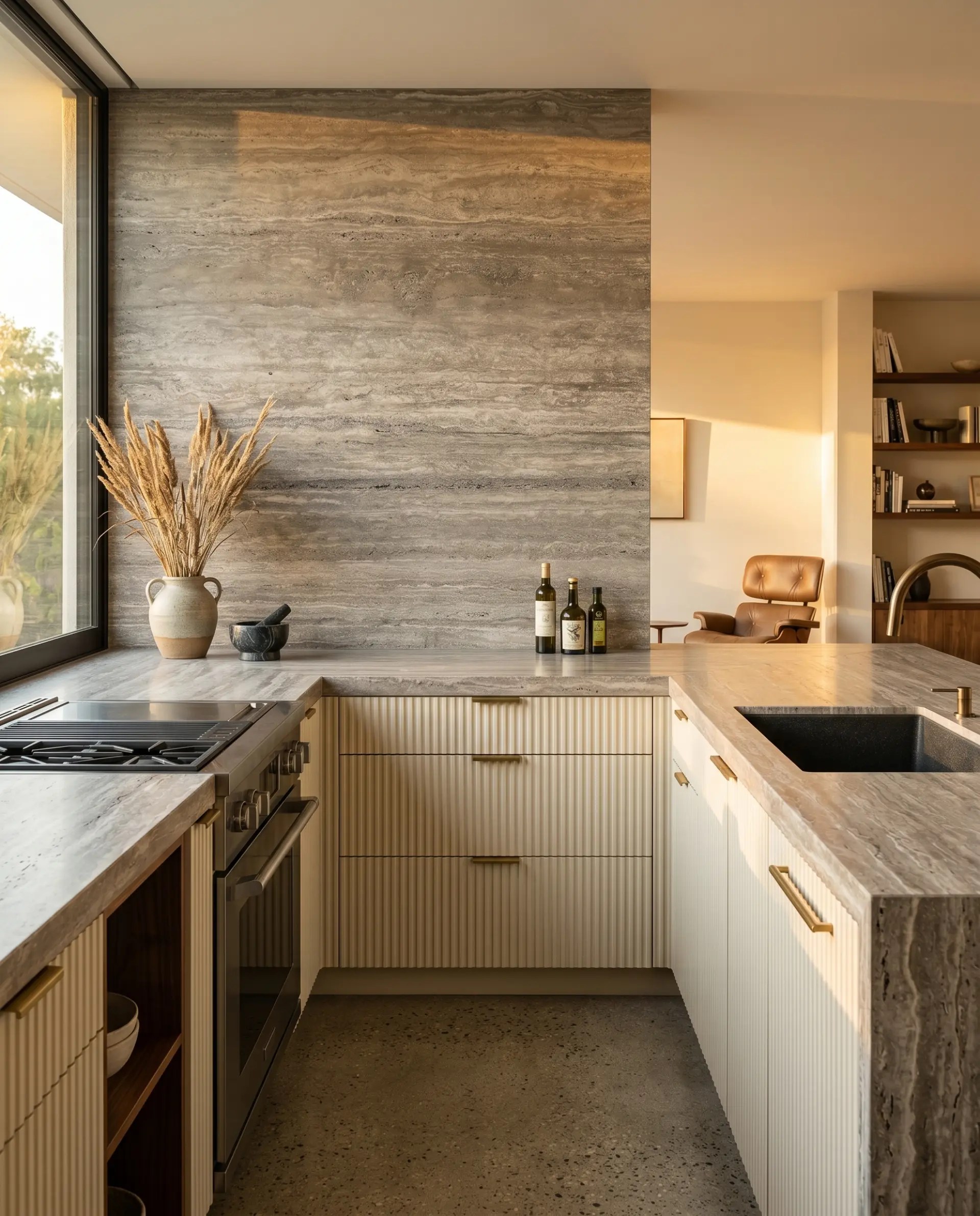 Titanium Travertine inspiration – Kitchen