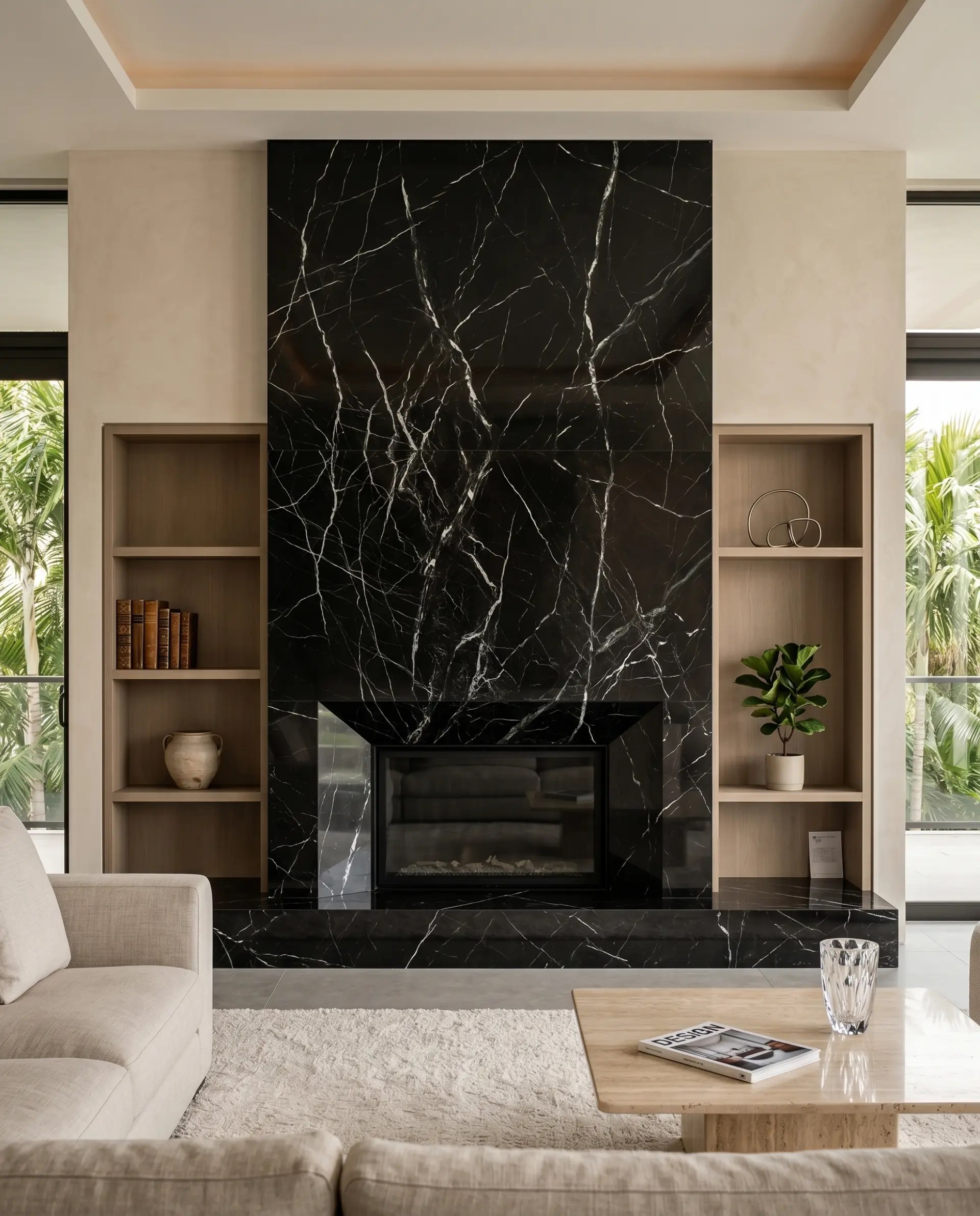 Verde Alpi inspiration – Fireplace