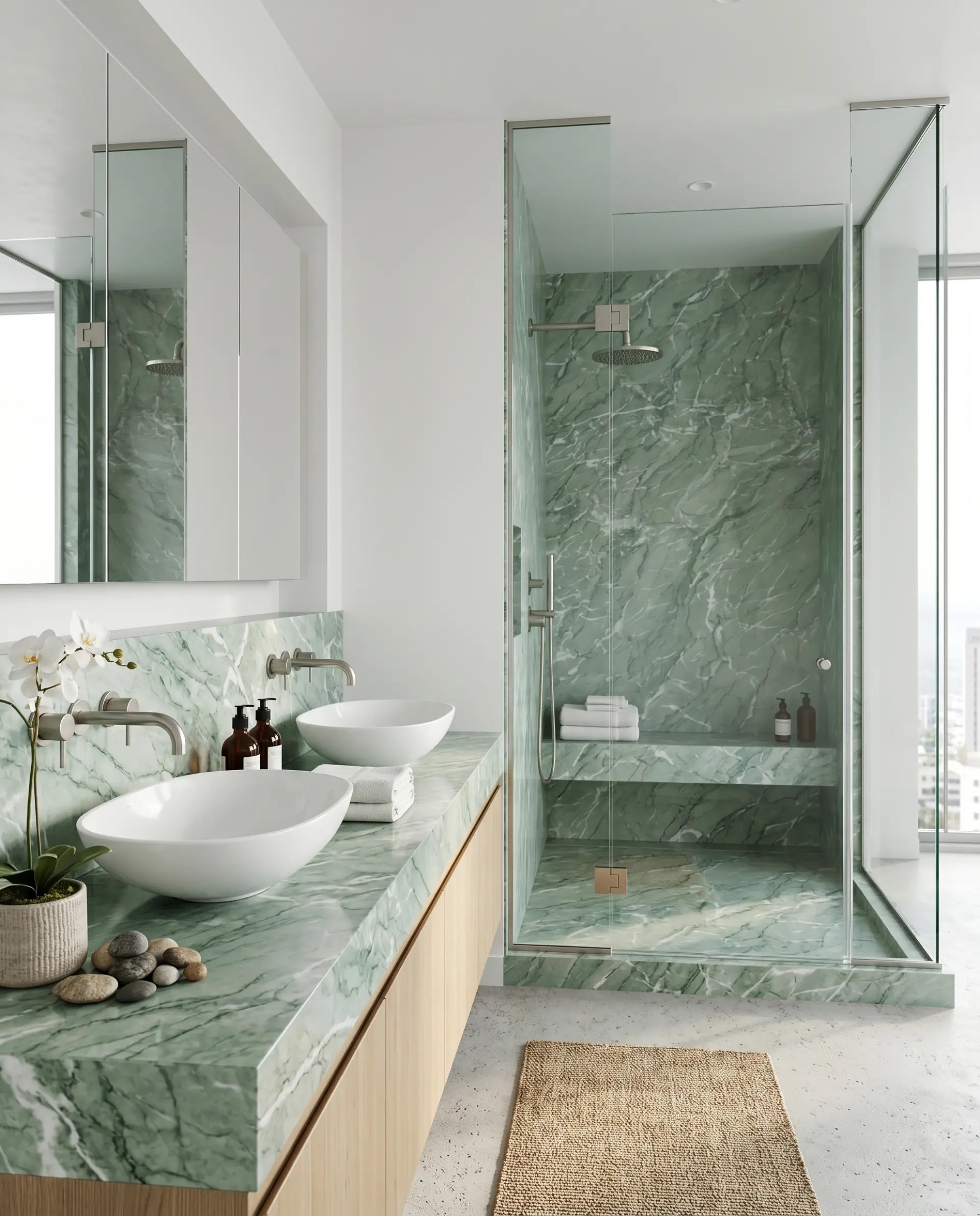 Verde Antigua inspiration – Bathroom