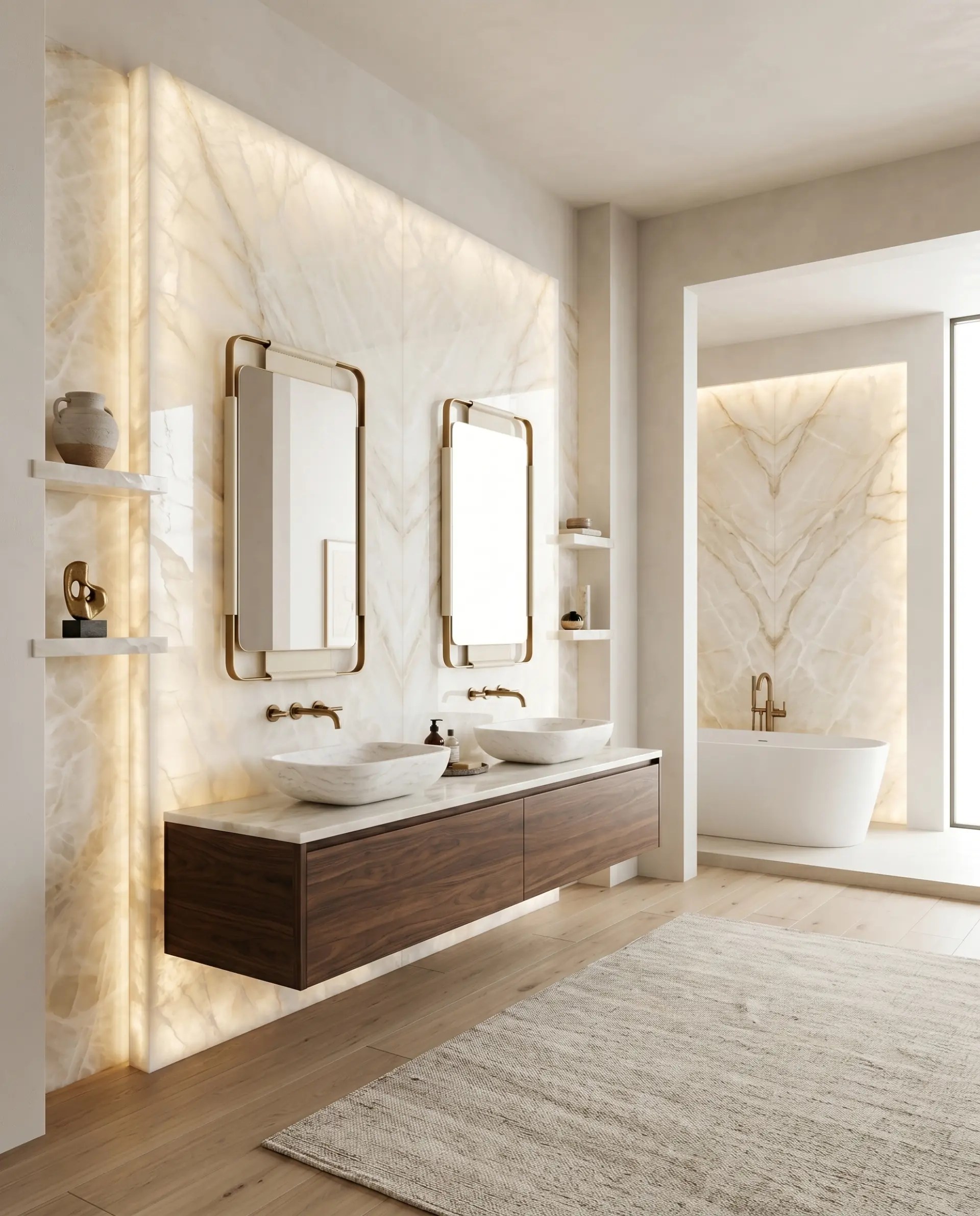 White Onyx inspiration – Bathroom