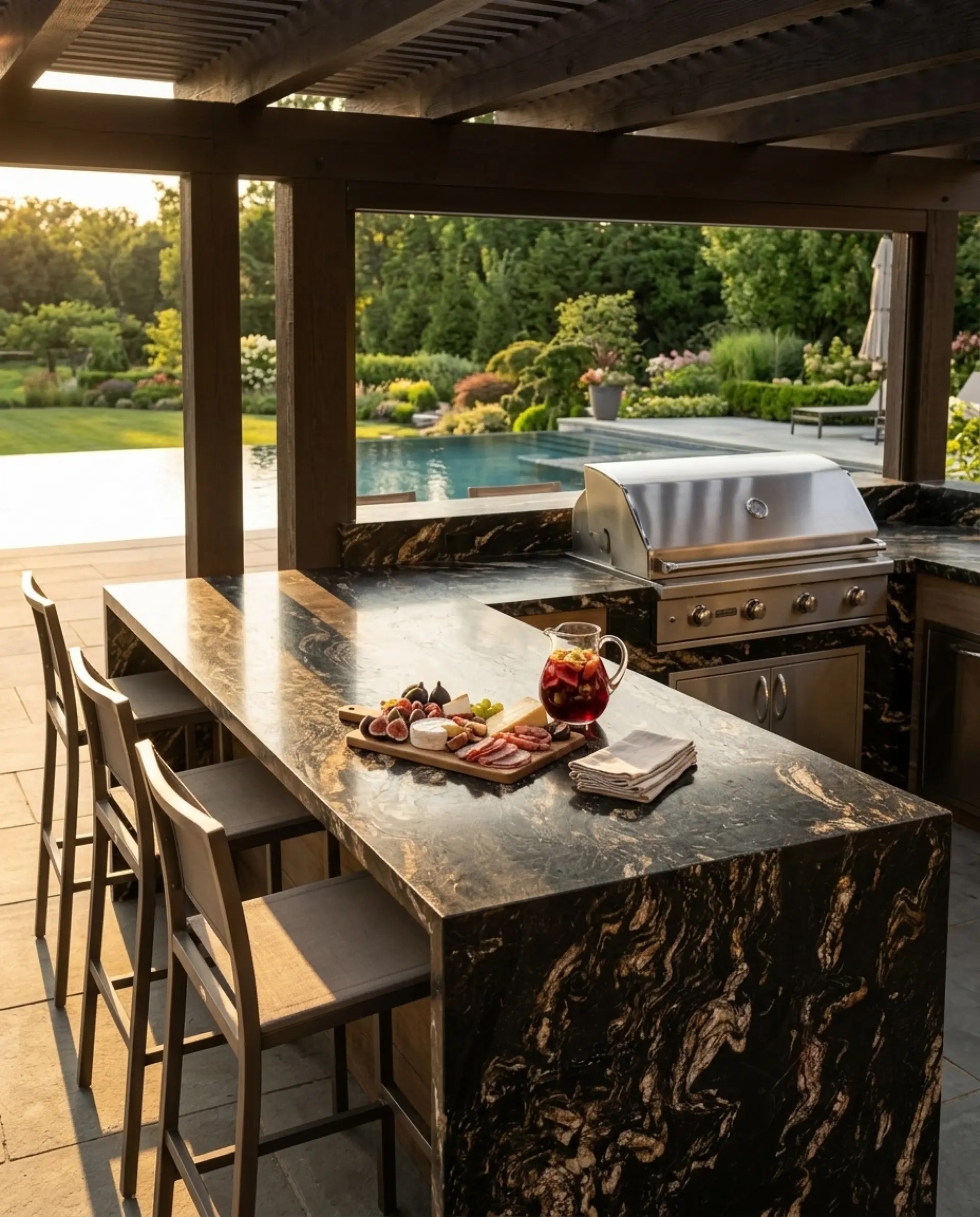 Titanium Gold inspiration – Outdoor Bar / BBQ