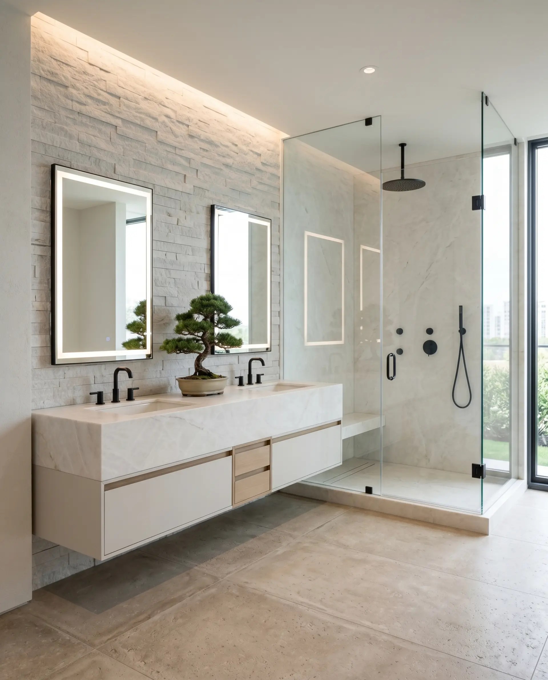 French Vanilla inspiration – Modern Bathroom