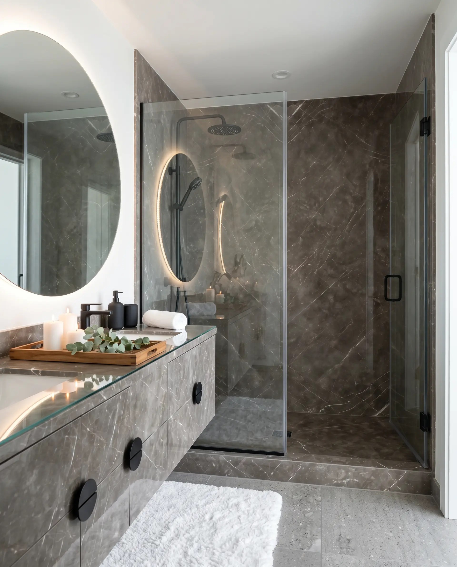 Grigio Collemandina inspiration – Modern Bathroom