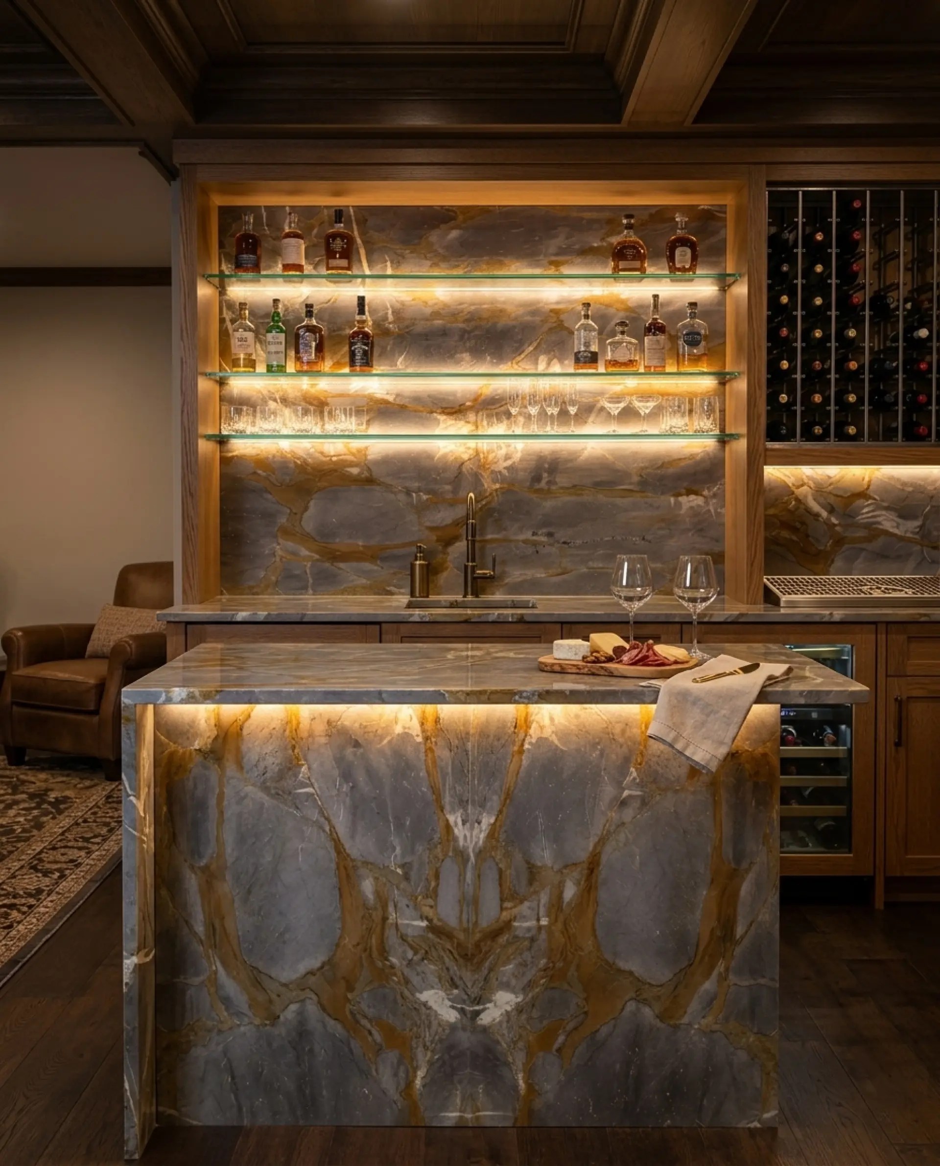 Grigio Siena inspiration – Wet Bar