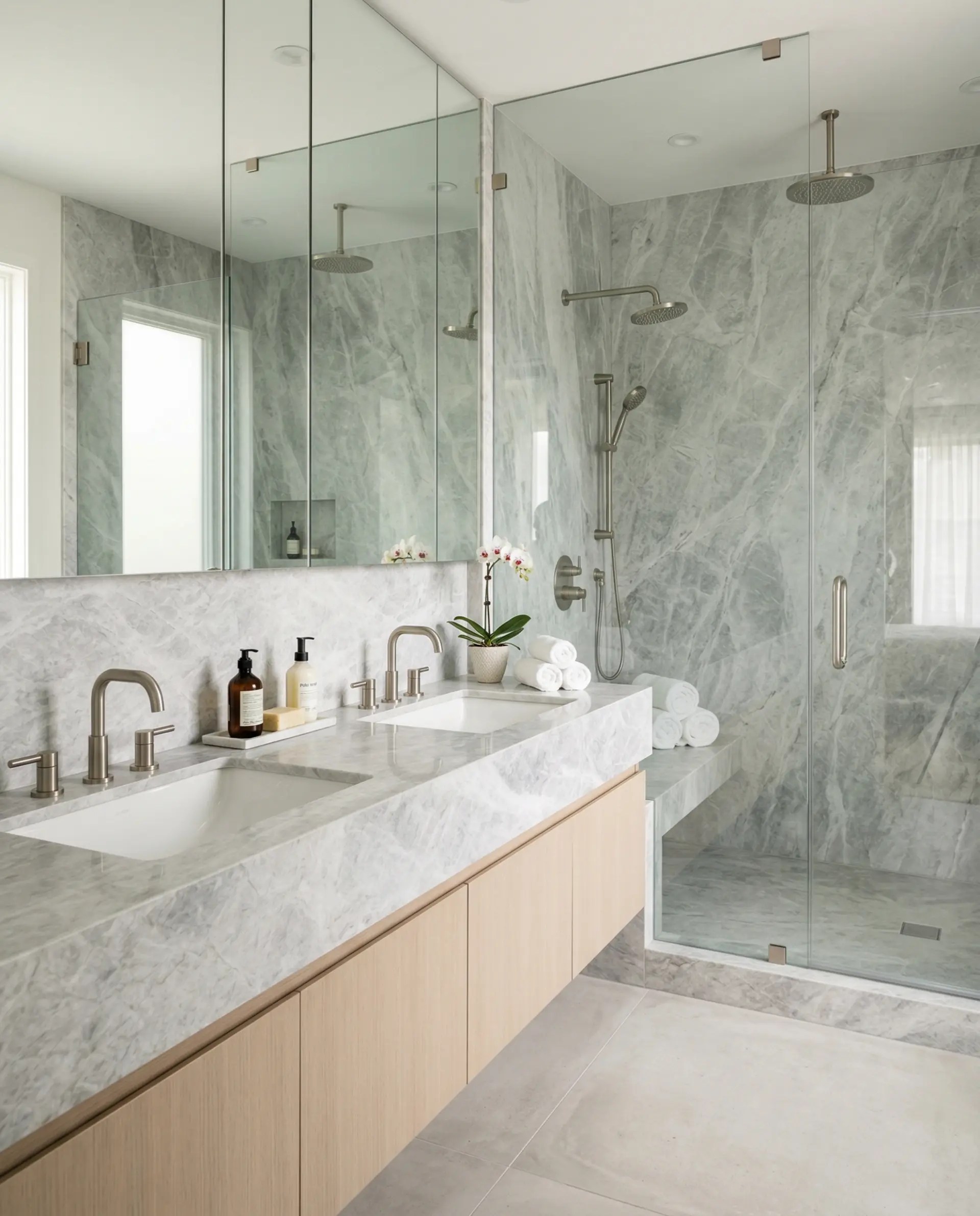 Bardiglio Nuvolato Light inspiration – Bathroom