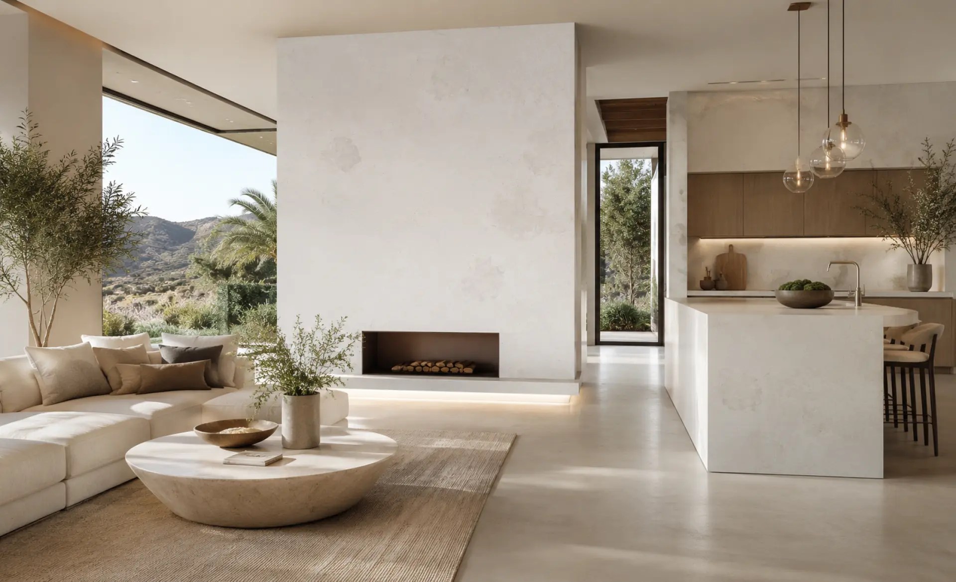 Lycian White inspiration – Fireplace
