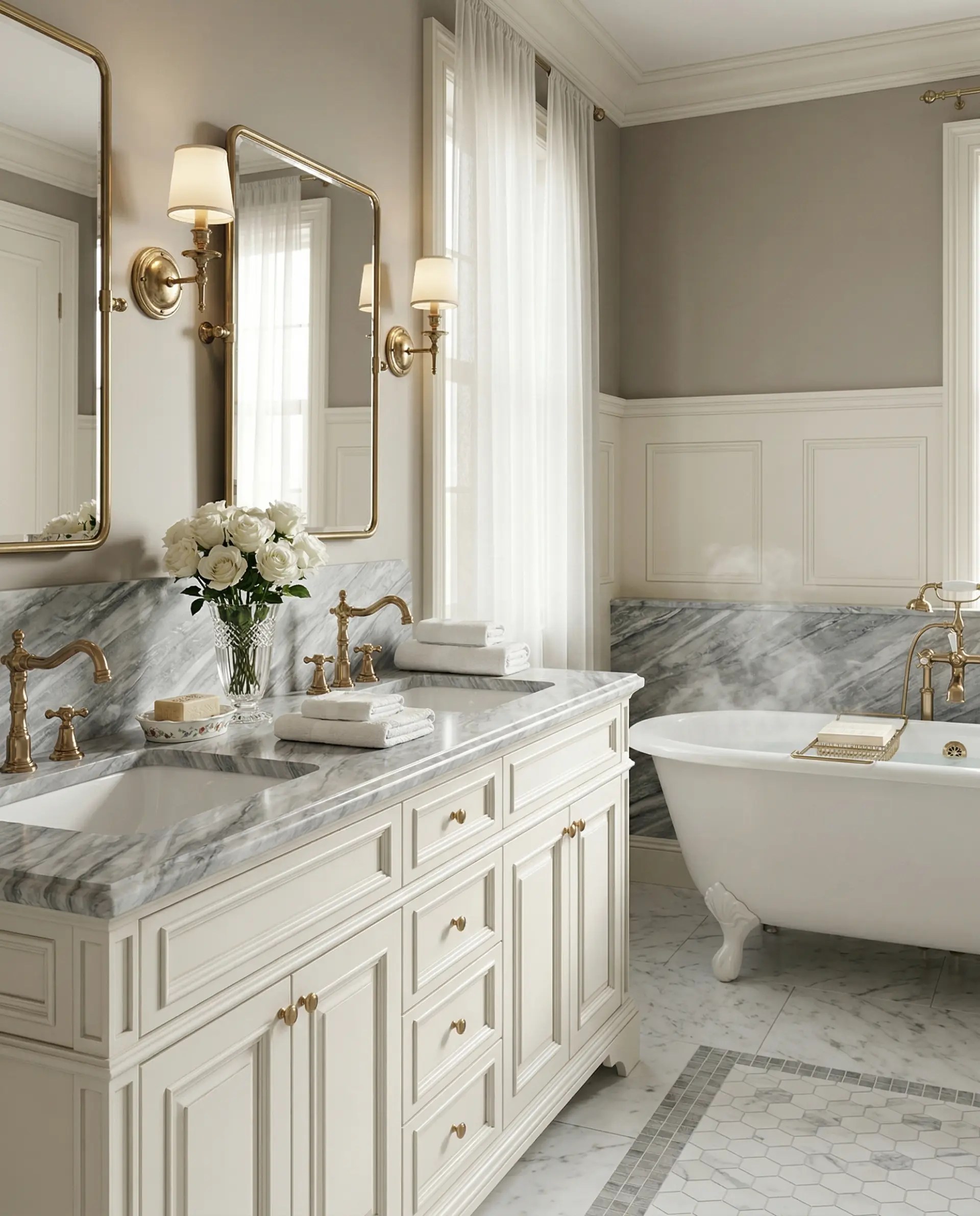 Bardiglio Nuvolato inspiration – Bathroom