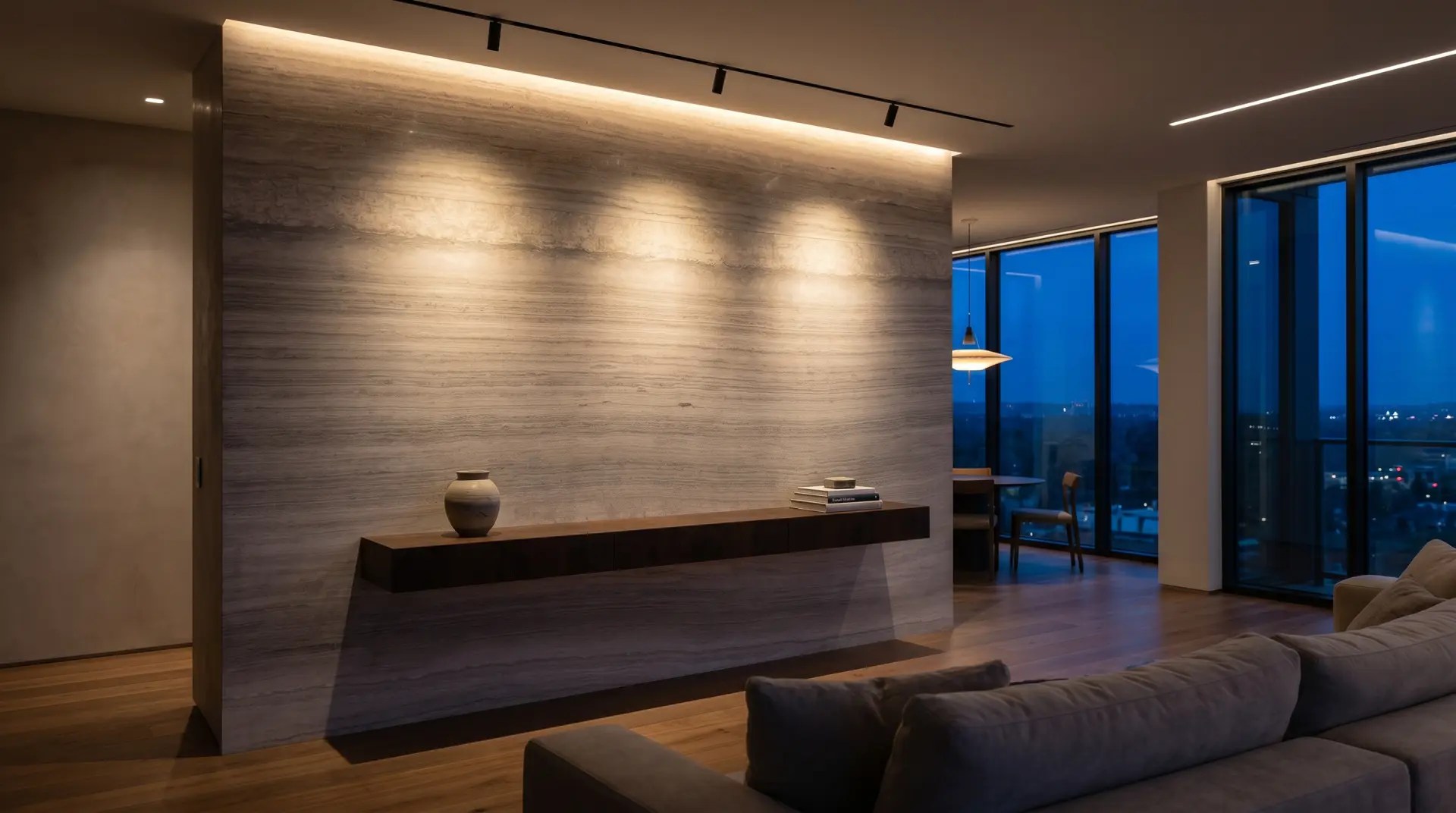 Latitude White inspiration – Accent Wall