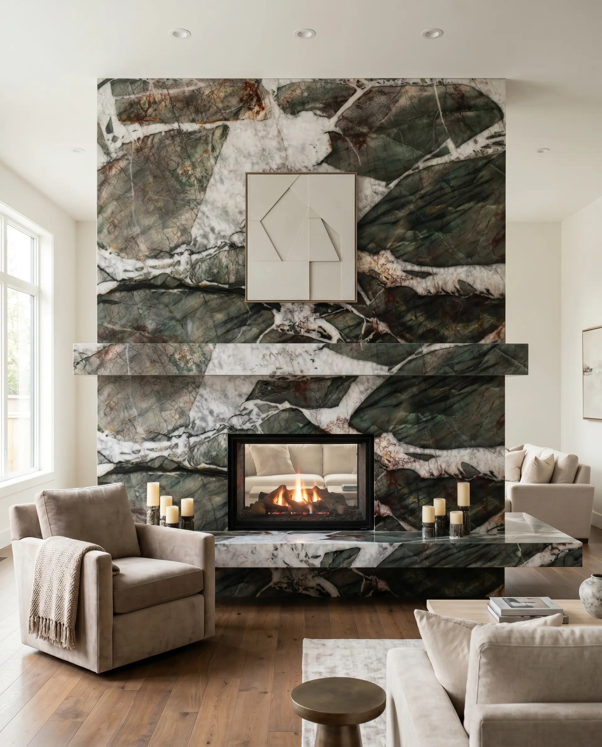 Natura inspiration – Fireplace