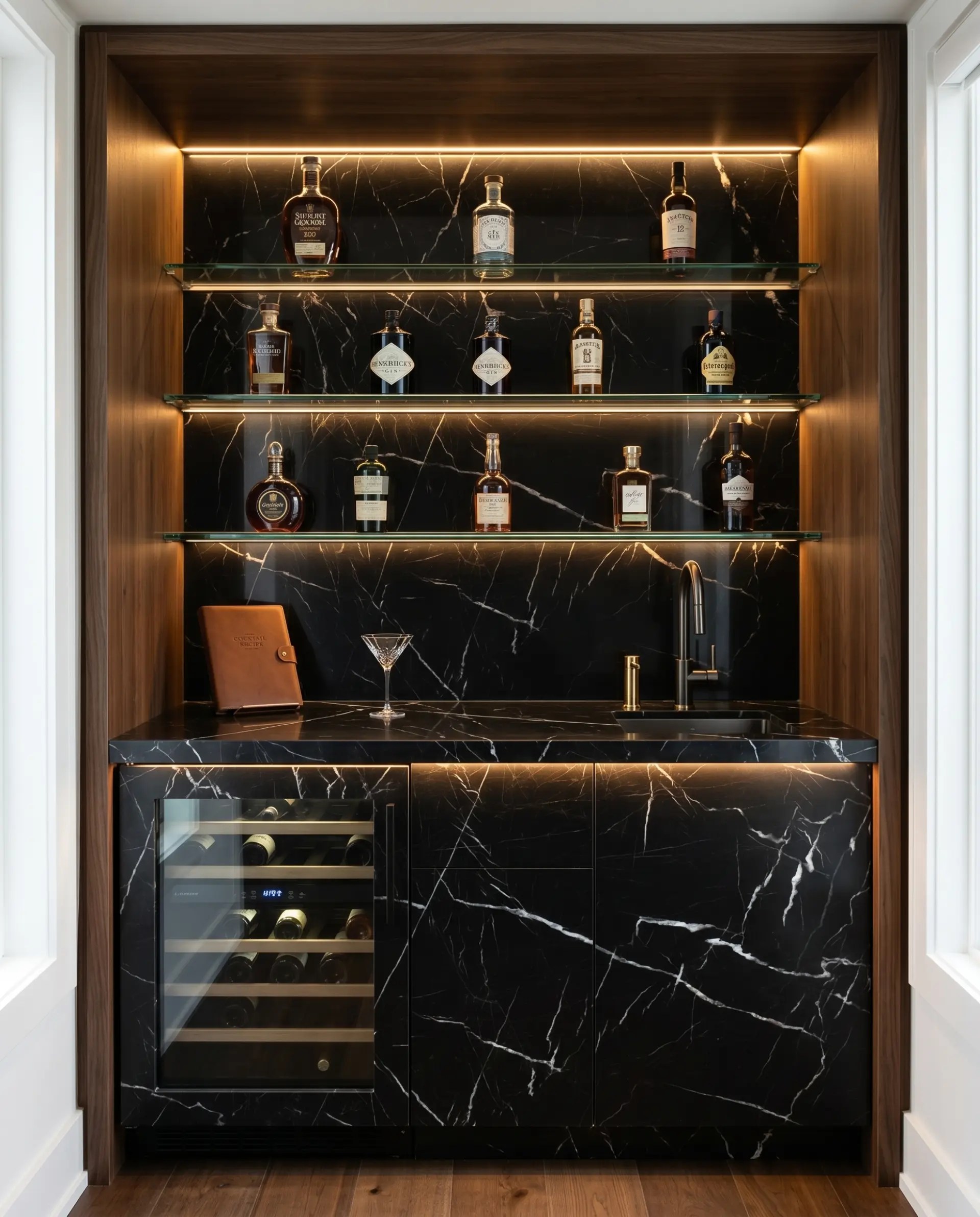Noir Blanc inspiration – Wet Bar