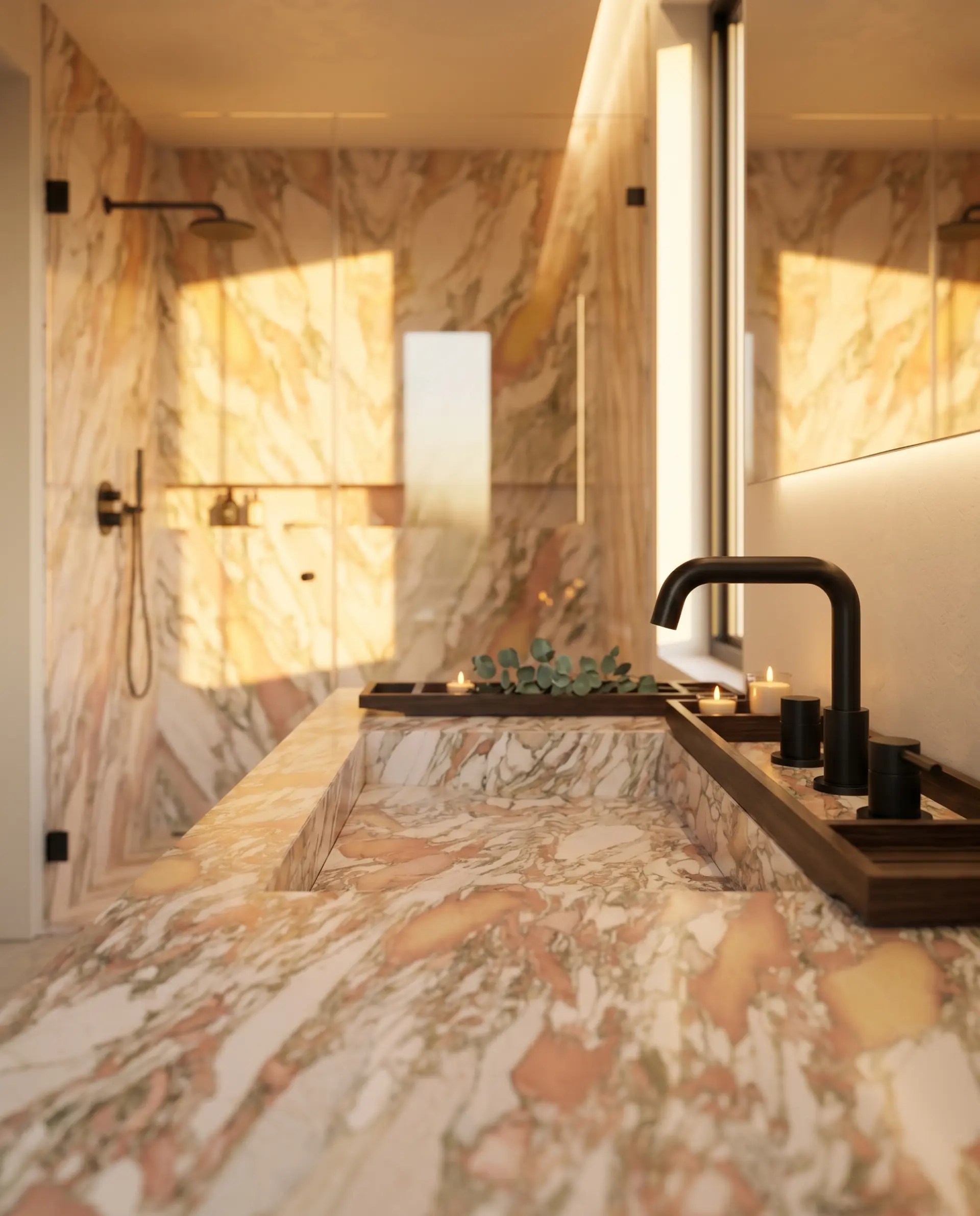 Norwegian Rose inspiration – Modern Bathroom